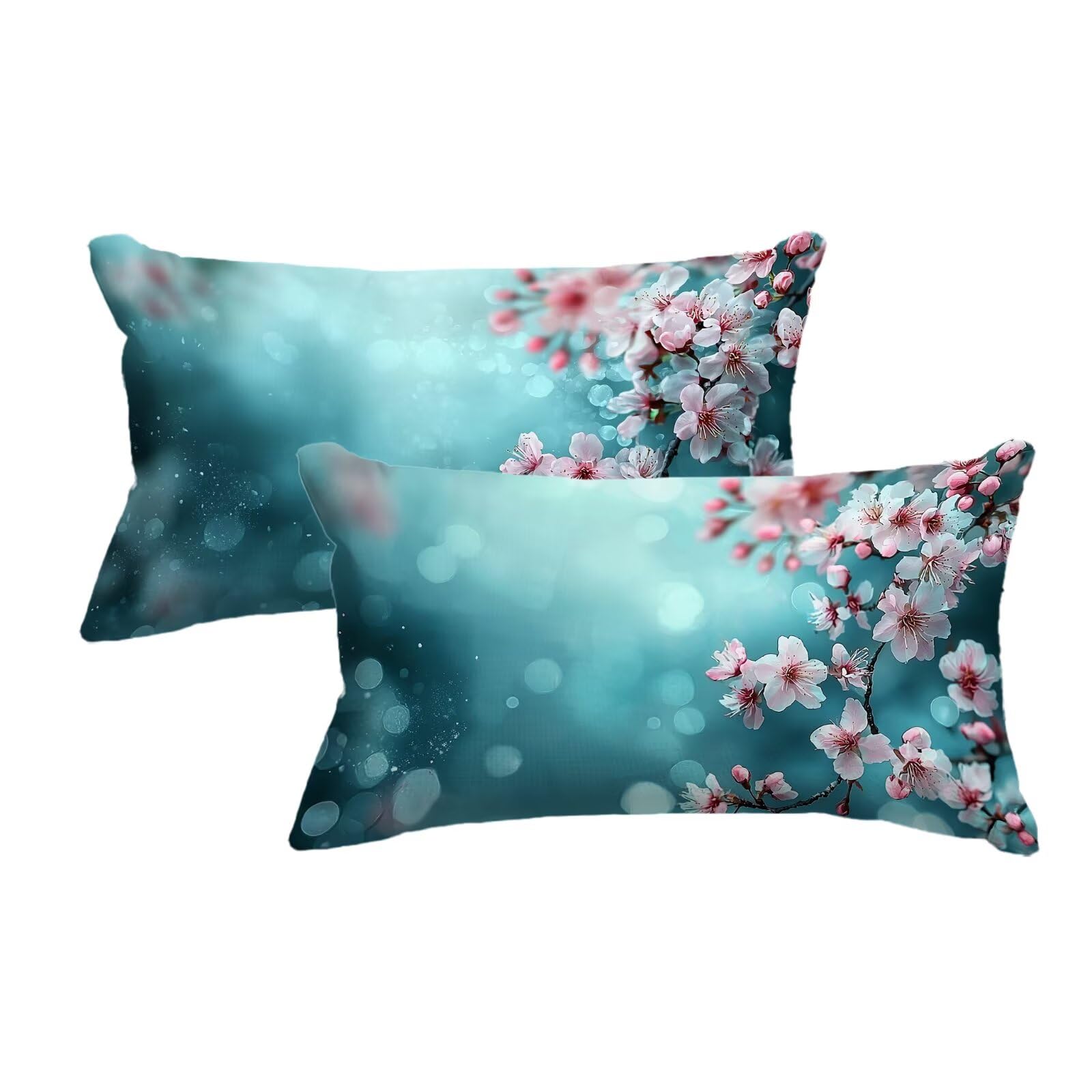 Coussin de jardin imperméable bleu pour chaise et canapé de terrasse