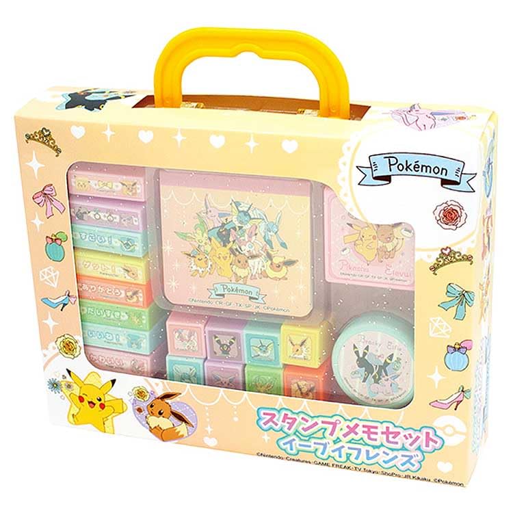 Amazon.co.jp: ポケットモンスター センタースタンプ メモセット