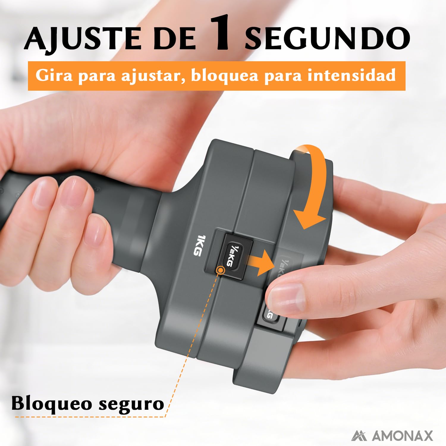 Amonax Pesas y Mancuernas, 1-5kg Pesas Ajustables, Juego de Mancuernas 4 en 1 para Hombre y Mujer, Kit Mancuerna Dumbbell Set para Ejercicio en casa y Entrenamiento de Fuerza