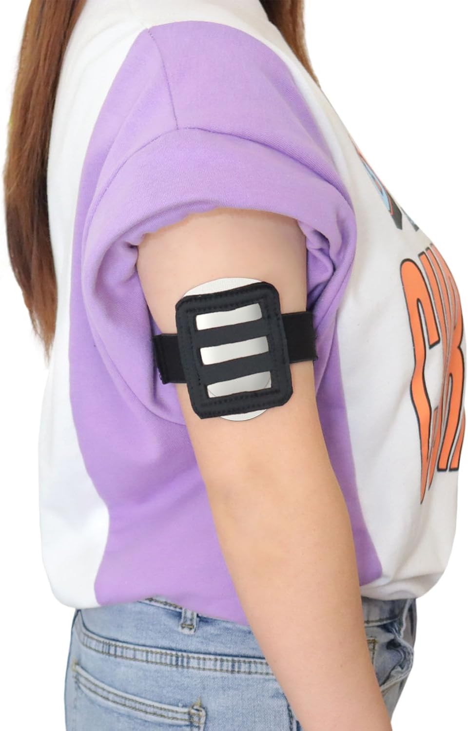 2 pack Armband for Omnipod 5 Omnipod Dash Transmitter Protector Omnipod Arm Leg Band Cover Sensor Guard Cover Insulet Holder