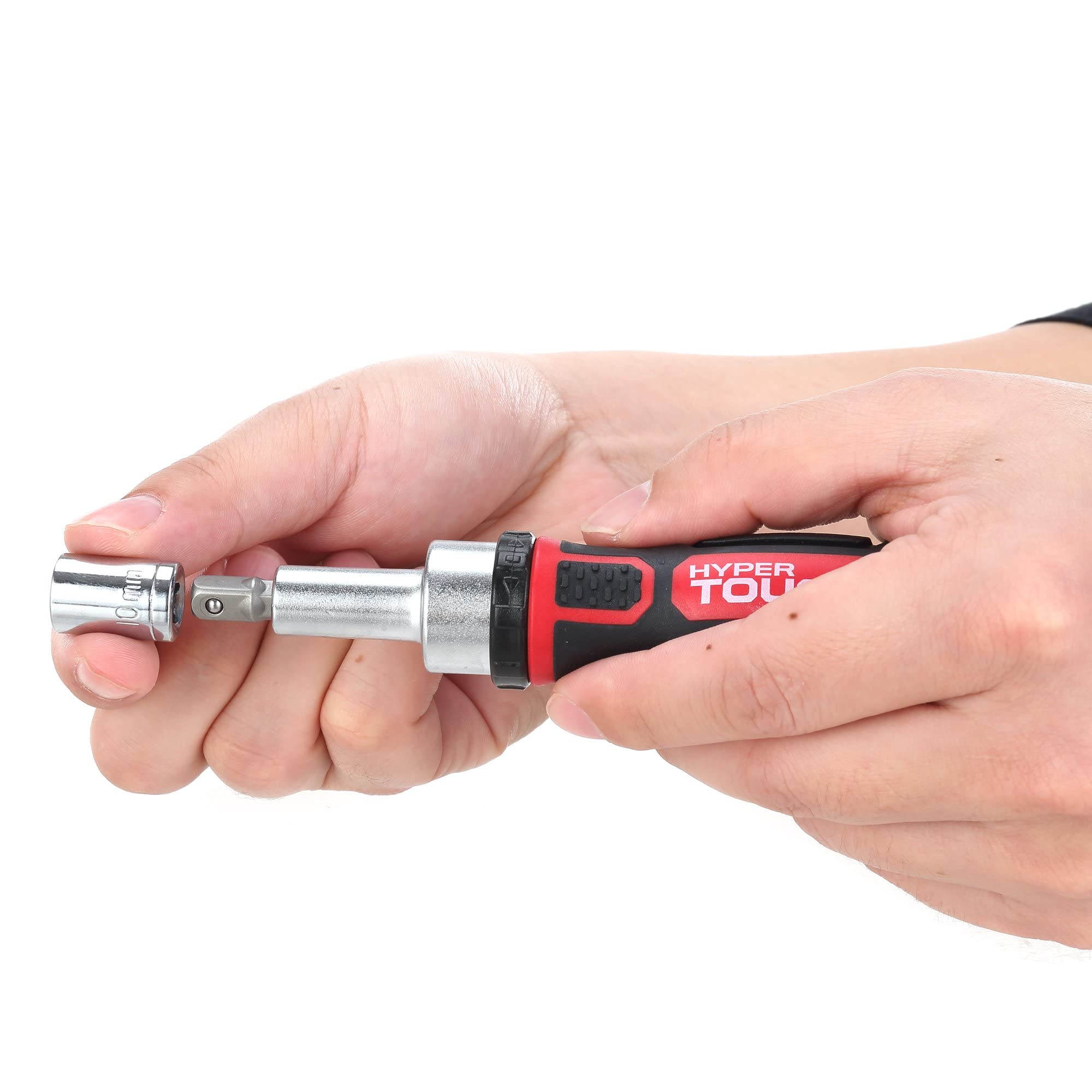 Hyper Tough 37Piece RATCHETING SCREWDRIVER SOCKET & BIT SET SAE METRIC