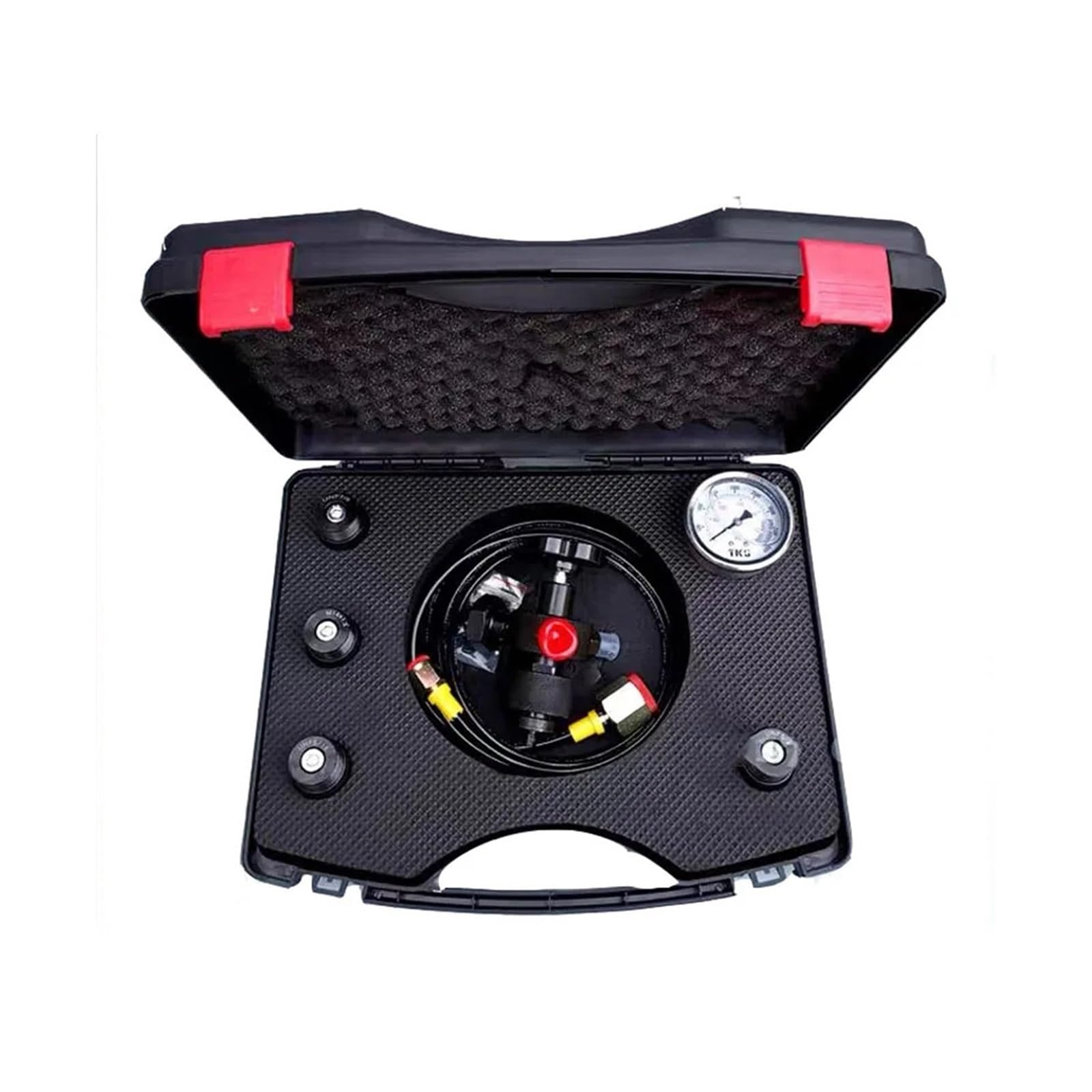 Manómetro, Kit de prueba manómetro hidráulico 0-400Bar 6000PSI con 5 adaptadores