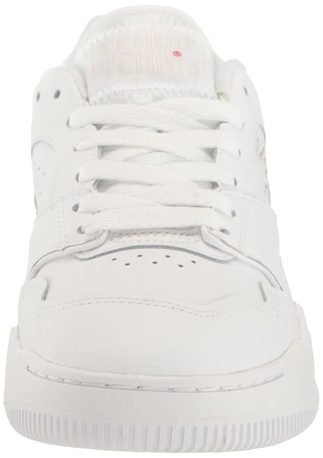 Amazon.com | Lacoste Women's LINESHOT Sneaker, WHT/WHT, 5