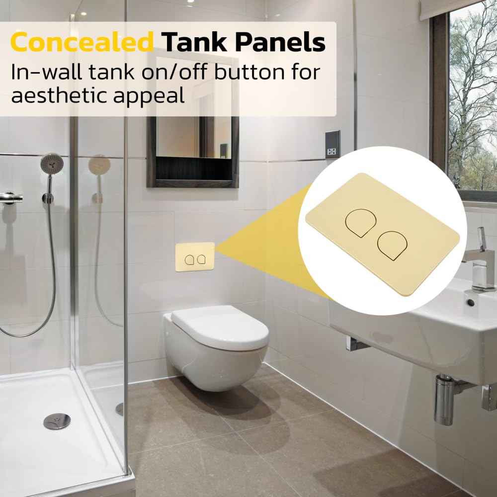 Placca di Comando WC Geberit Sigma 01 246×164 mm Doppio Scarico Dorato