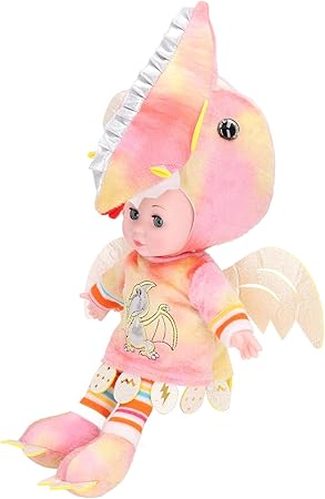 Amazon 恐竜人形 40 Cm 15 7インチ心地よい手触り クリスマスプレゼントにかわいい人形 ピンク おもちゃ おもちゃ