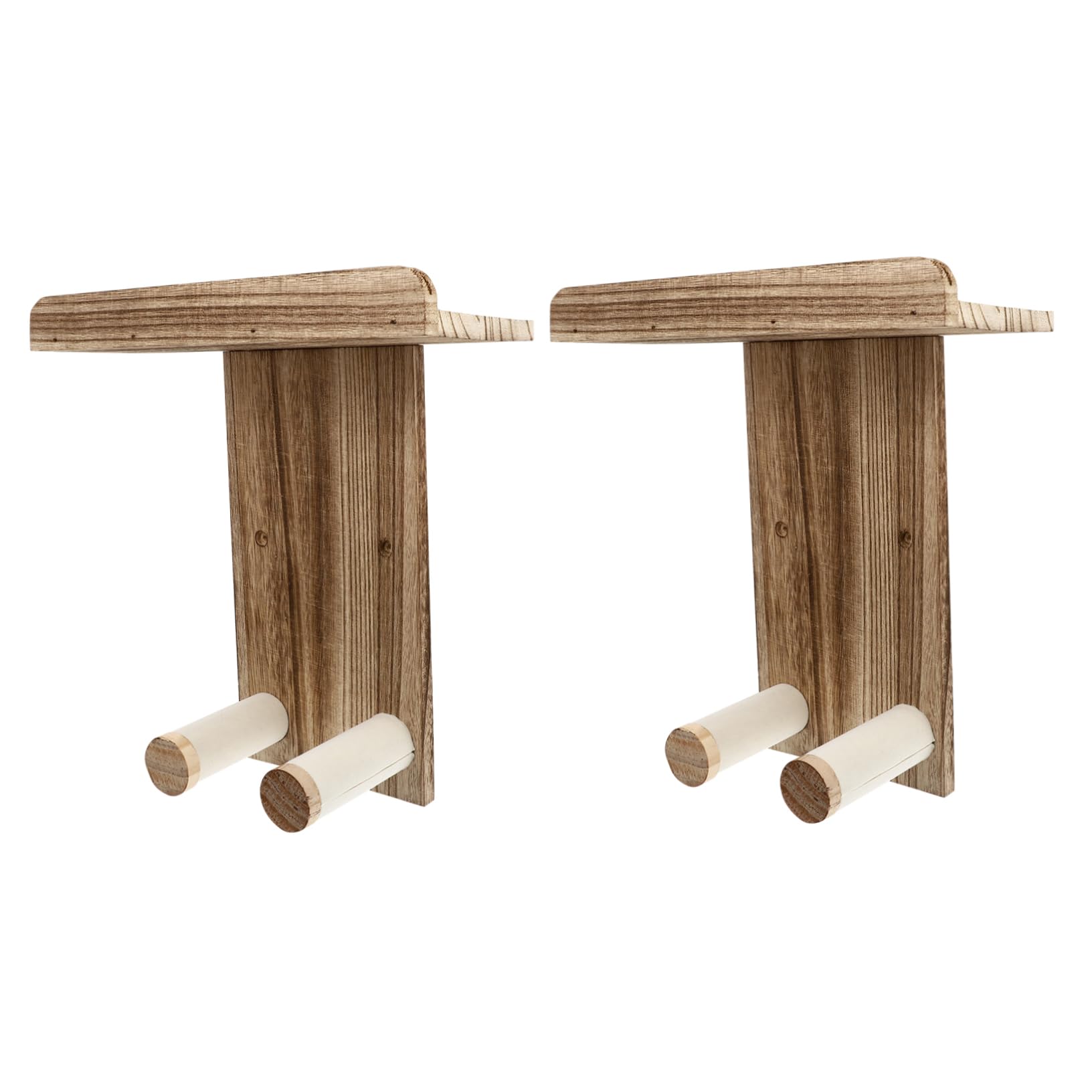 UPKOCH Supporto per Chitarra in Legno da Muro 2 Pezzi, Appendi | Banjo e Mandolino, Design Salvaspazio per Casa e Piccoli Appartamenti, Facile da Installare e Rimuovere