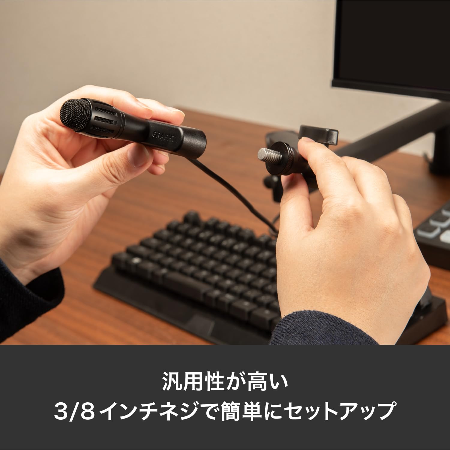 コンデンサーマイク 超小型 日本メーカー 鋭指向性 XLR接続 約60mm Amazon.co.jp: GRAPHT コンデンサーマイク 超小型 日本メーカー 鋭指向