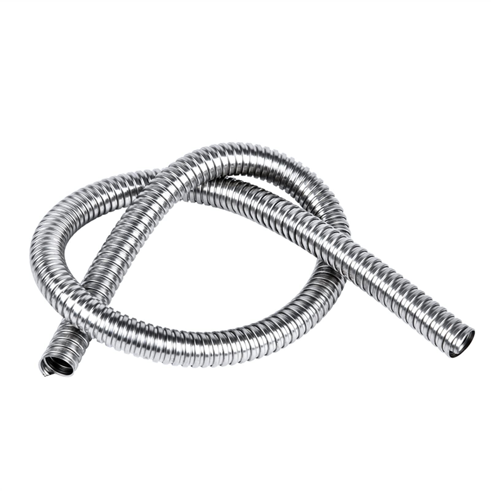 1Pcs 1 Meter Long Length Stainless Steel 304 Metal Tube Threaded Hose Wire Cable Flexible Pipe Sleeve Protection Hose (Size : ID 5mm X 1M