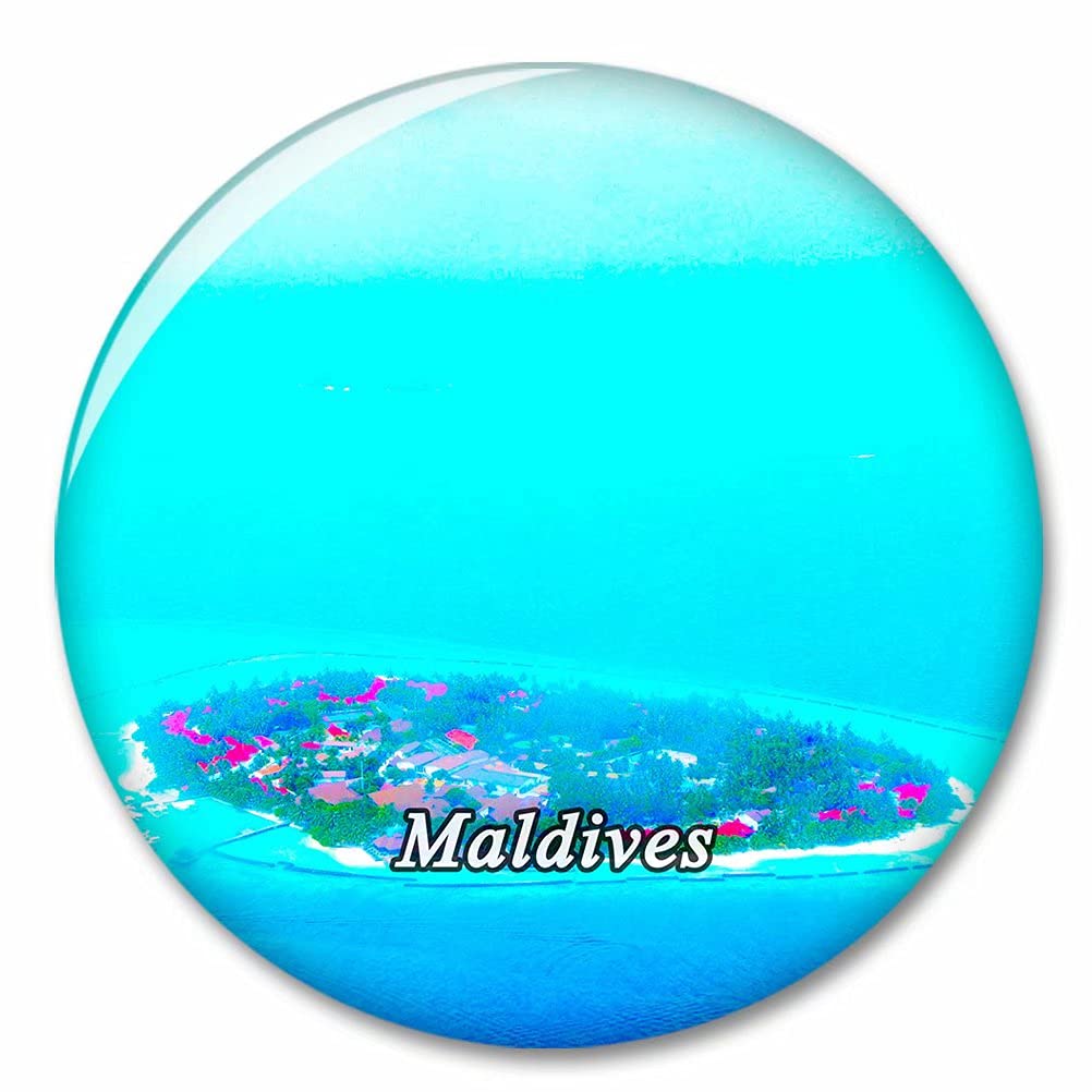 Desert Eagle Bxtkpq-Maldives-3739 Maldives Fridge Magnet Decorative Magnet Bottle Opener Tourist City Travel Souvenir Collection Gift Strong Refrigerator Sticker