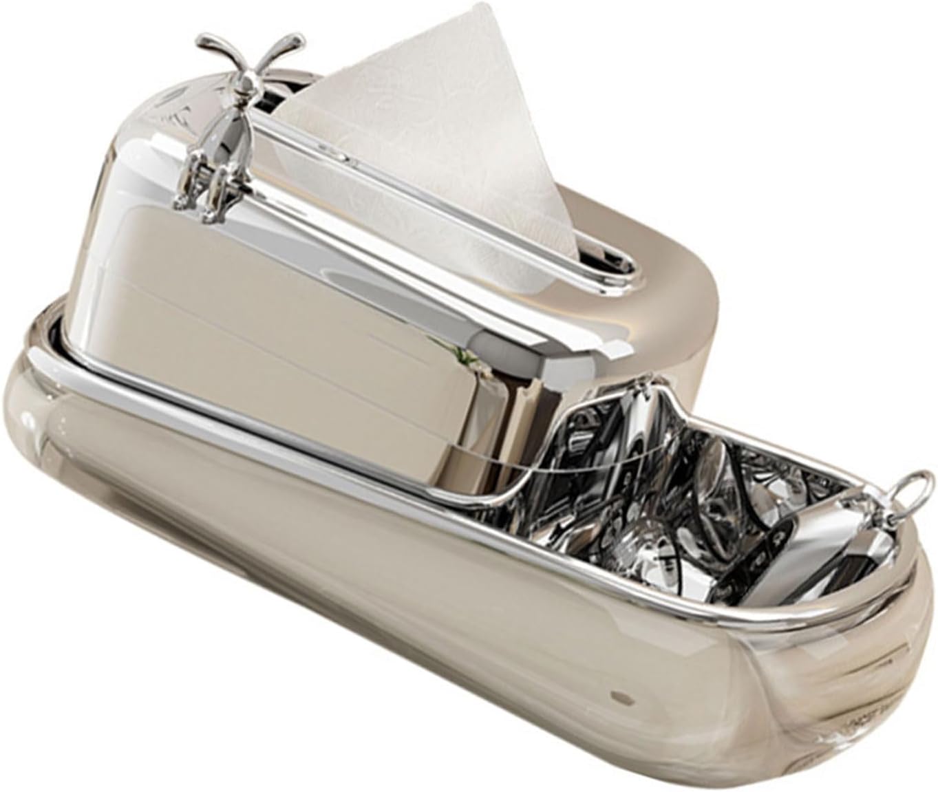 Convenient Tissue Box Holder Modern Tissue Box Contemporary Tissue Cases Creative Paper Dispenser for Vehicle