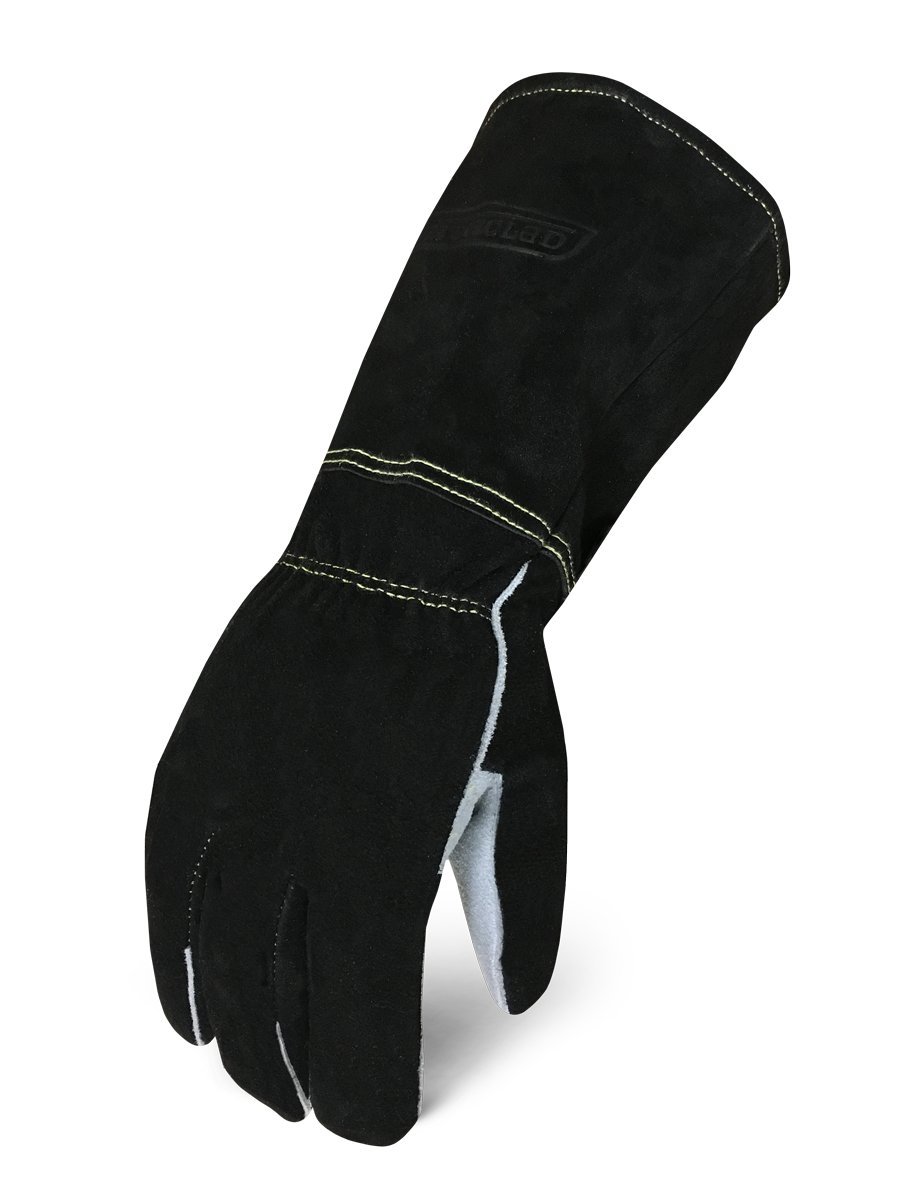 IroncladWelding Leather Gloves MIG TIG STICK GRAIN, Palm Reinforcements, Fleece or Cotton Lining, Foam Insulation, Multi Options Cow, Elkskin, Buffalo, Sized S/M/L/XL, Great Fit