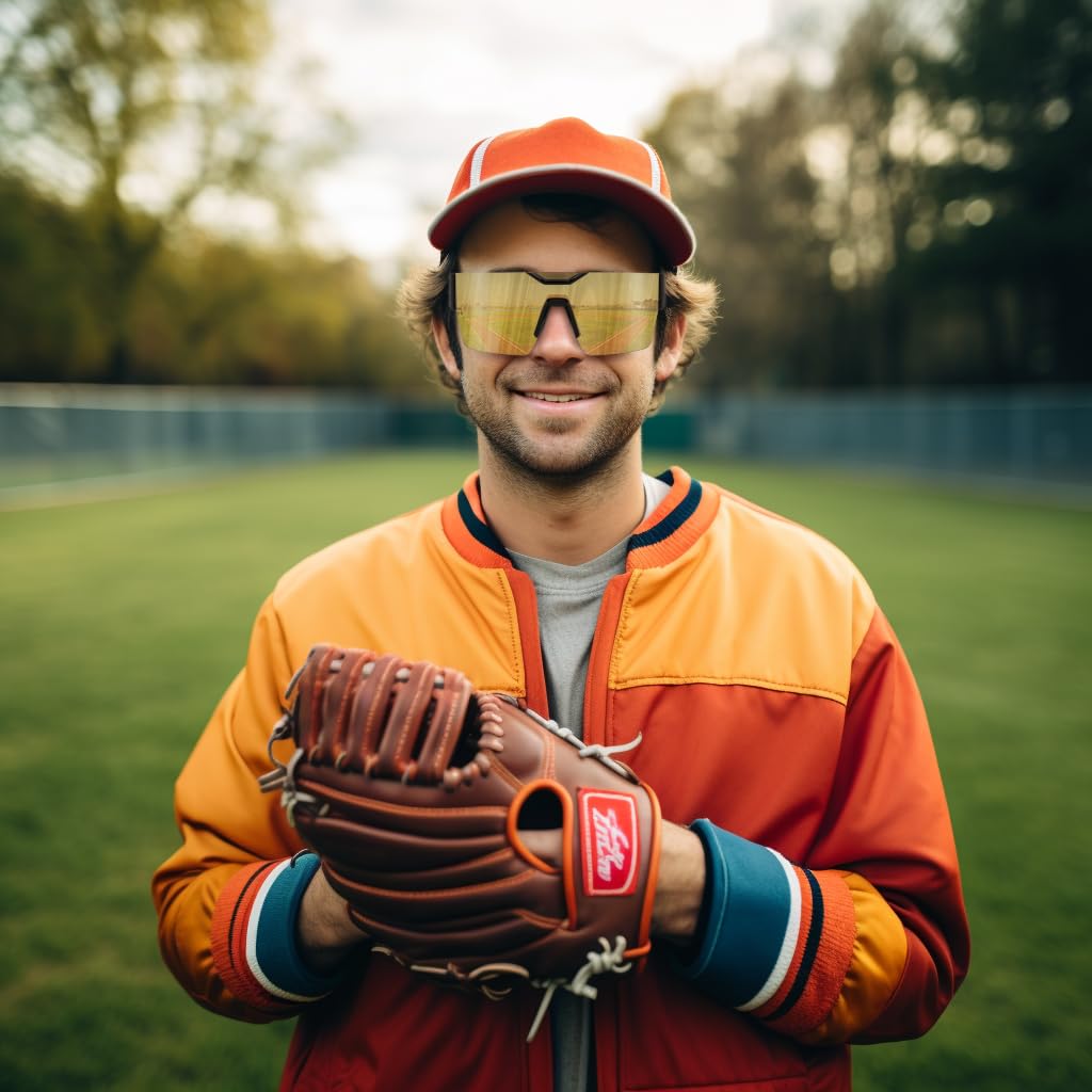 FEISEDY Sunglasses Men Women, Big Oversized Square Frame,UV400 Mirrored Sun Glasses, Cycling Driving Fishing Hiking B0064