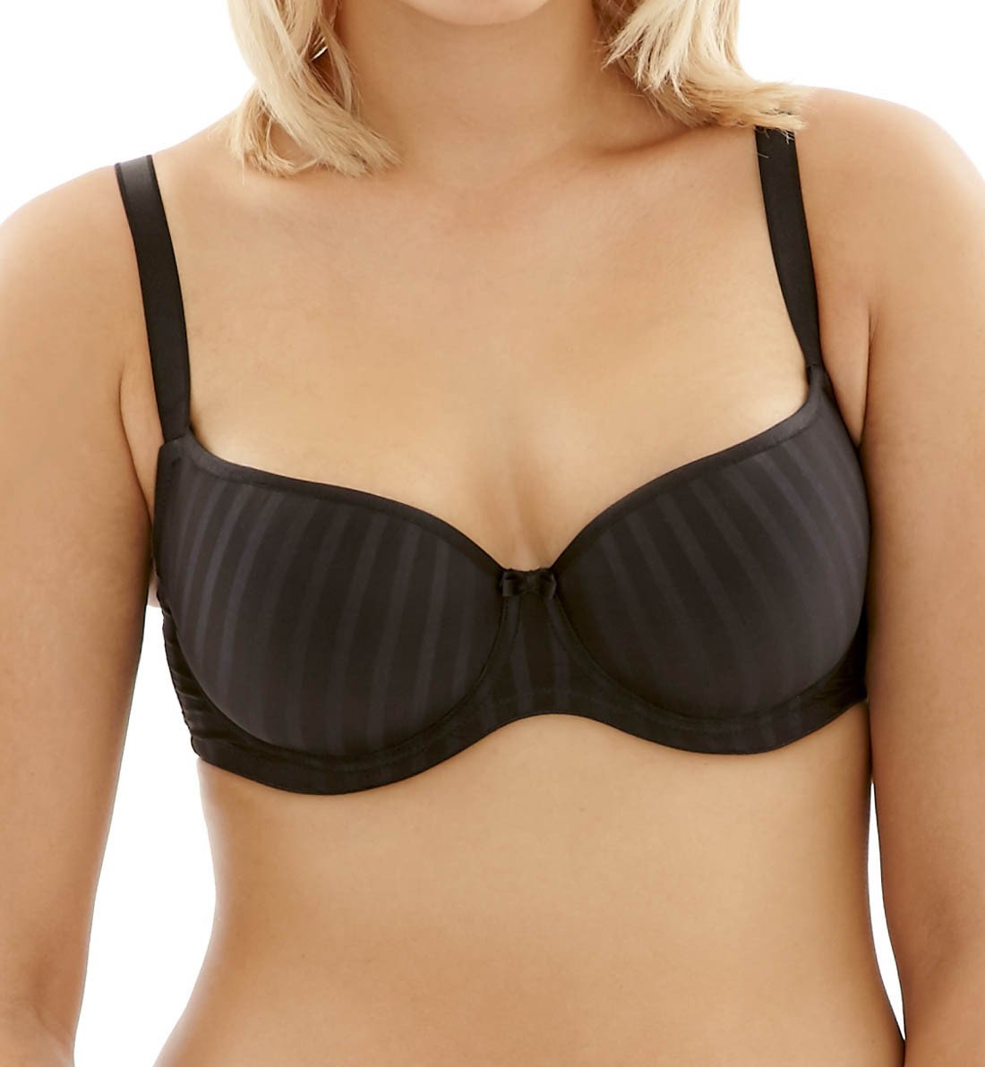 Cleo Women's Black By Panache Lexi Molded Balconnet Bra, 30D