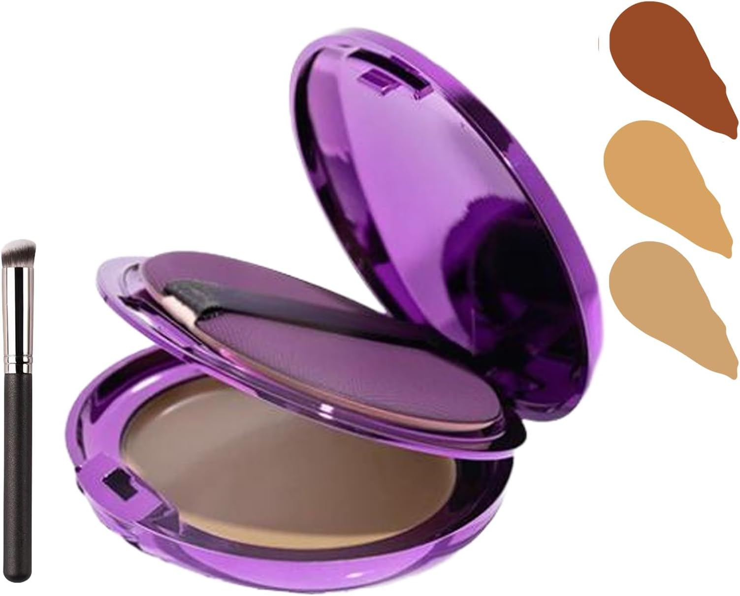 Evanesce Soft Matte Cream Concealer- Full Coverage, Long Lasting Moisturizing Lightweight for Dark Skin (ivory white)