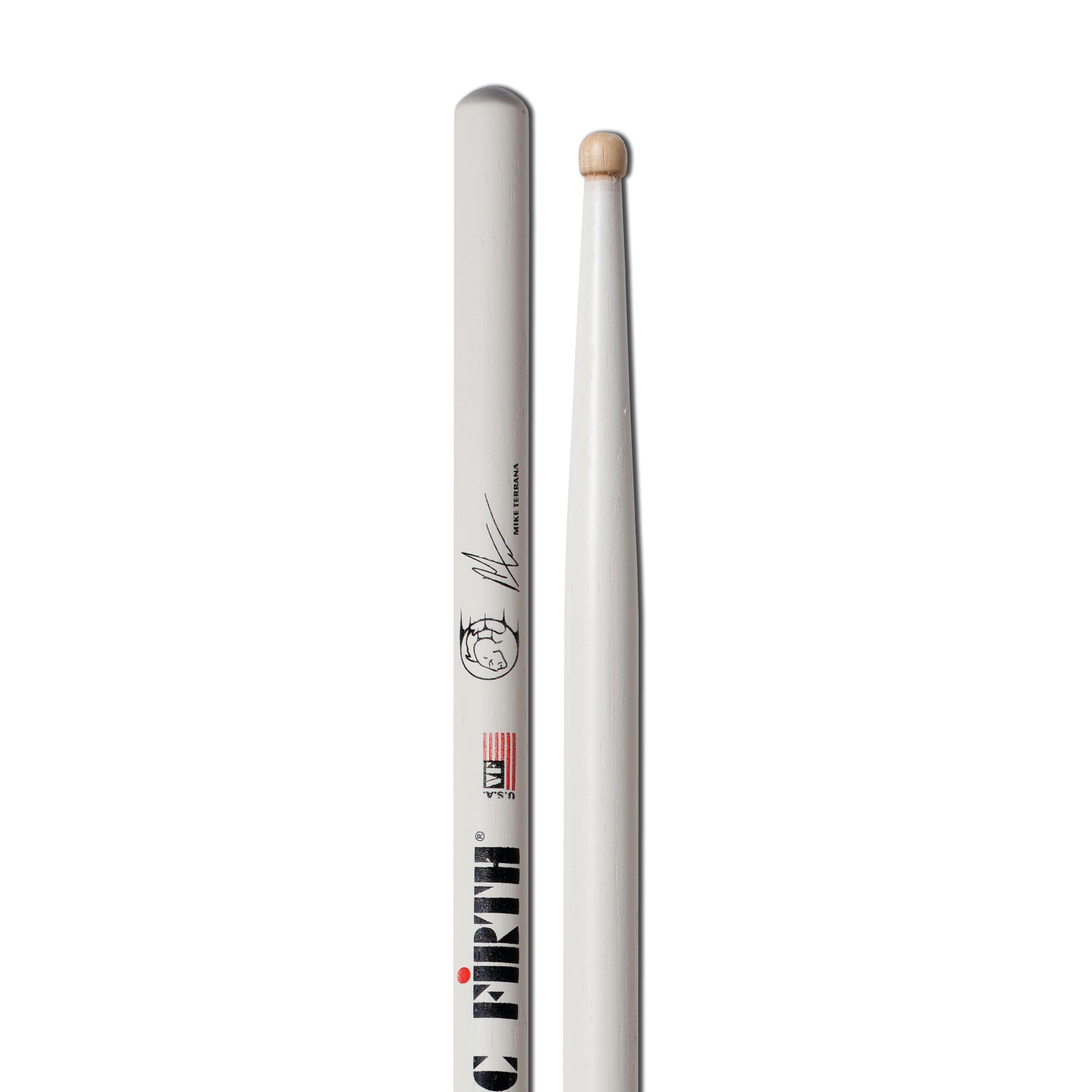 Vic Firth Mike Terrana podpis amerykańska hikora drewniana końcówka pałeczki