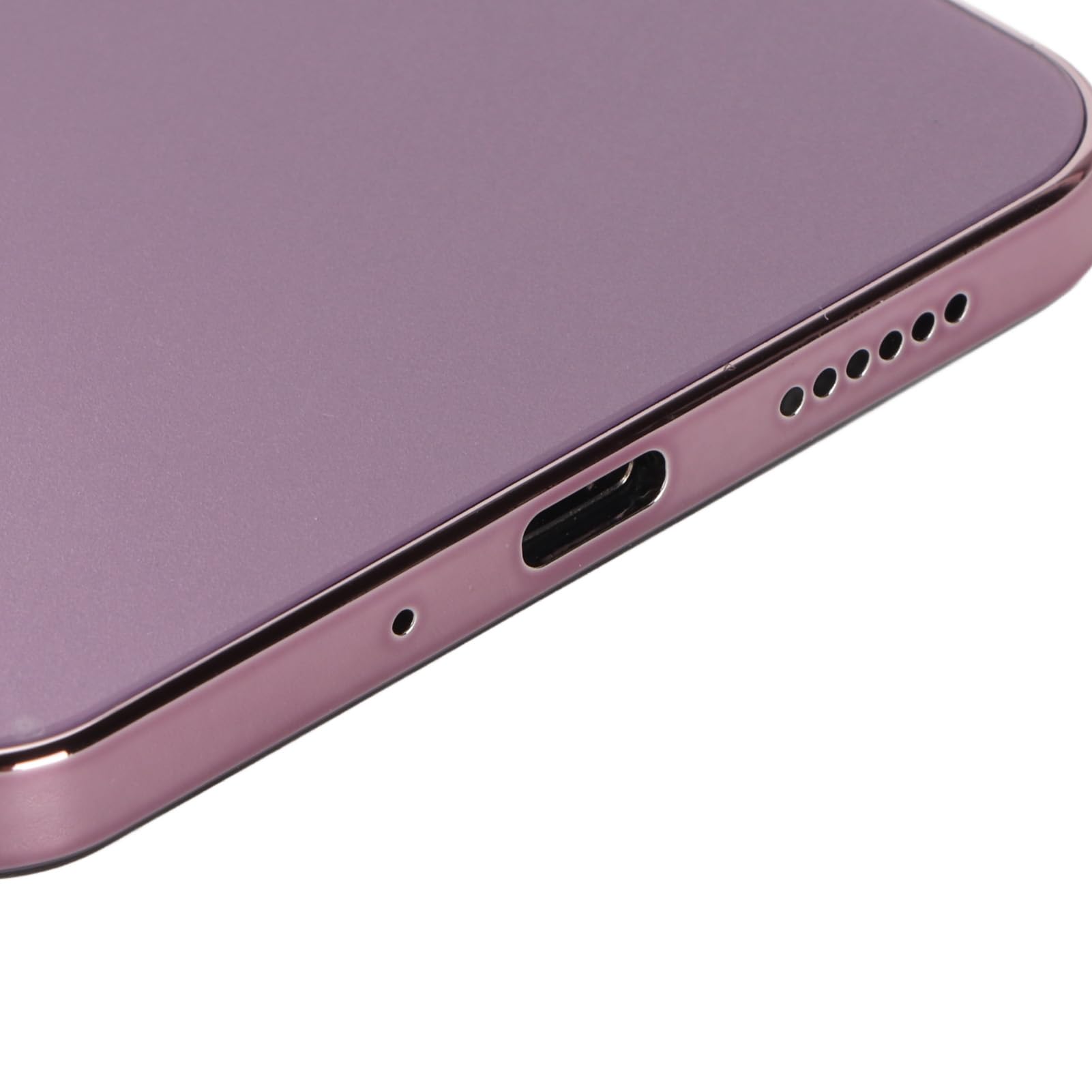 6,53 Cali Telefon Komórkowy, Szklane Ultra Cienkie Smartfony WiFi BT 8MP Front Front 24MP Tylny Aparat do Biura (PURPLE)