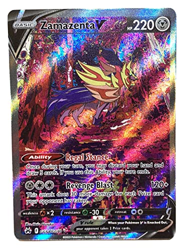 Pokemon - Zamazenta V GG54/GG70 - Crown Zenith - Galarian Gallery - Ultra Rare Alternate Art