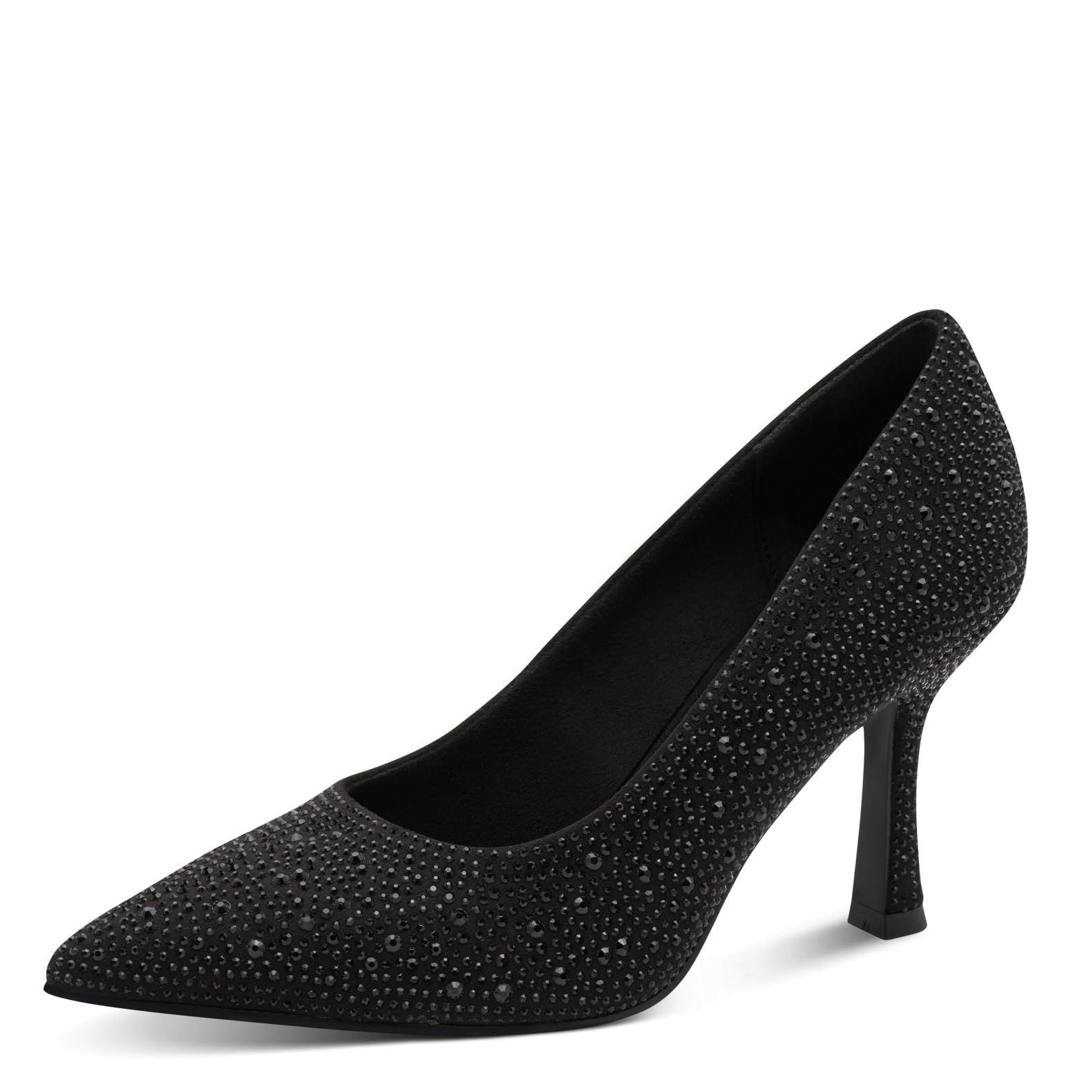MARCO TOZZI Women's Pumps Soft Feel Me Footbed Soft Lining Trendy, Black (Black), 7.5 UK