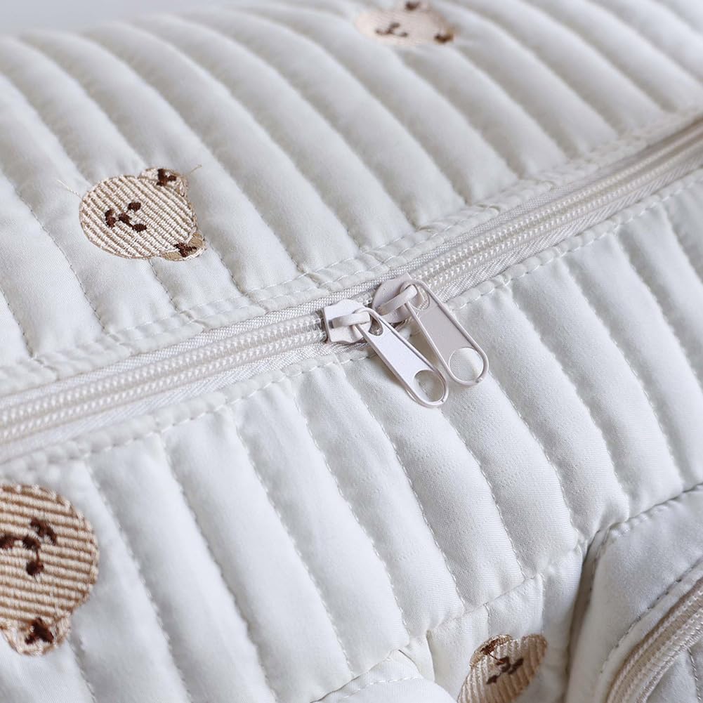 Borsa per pannolini, borsa a tracolla per mamma, leggera, trapuntata, grande, multifunzionale, da viaggio, per maternità e cambio del bambino, per ospedale e fine settimana