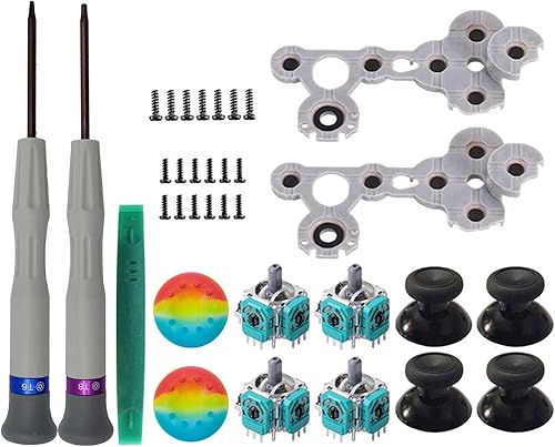 Onyehn Reemplazo del joystick de mando de Xbox One 4 piezas de repuesto del sensor de joysticks analógicos 3D para Xbox One controlador con kit de