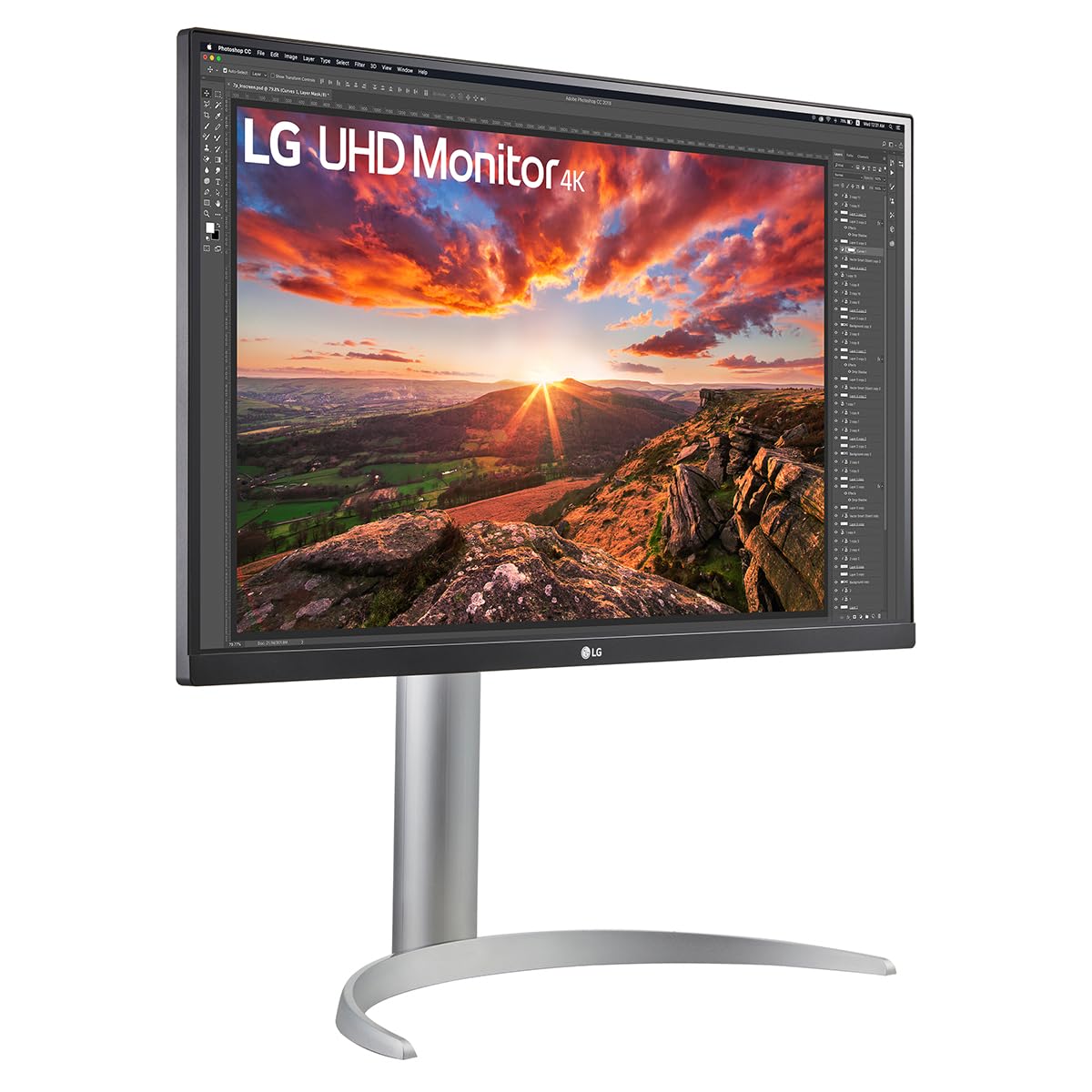 LG 27UP850K-W Monitor PC 68,6 cm [27] 3840 x 2160 Pixel 4K Ultra HD LED Argento, Bianco (27IN IPS 3840X2160 16:9 5MS - 1200:1 HDMI/DISPLAYPORT/USB C)