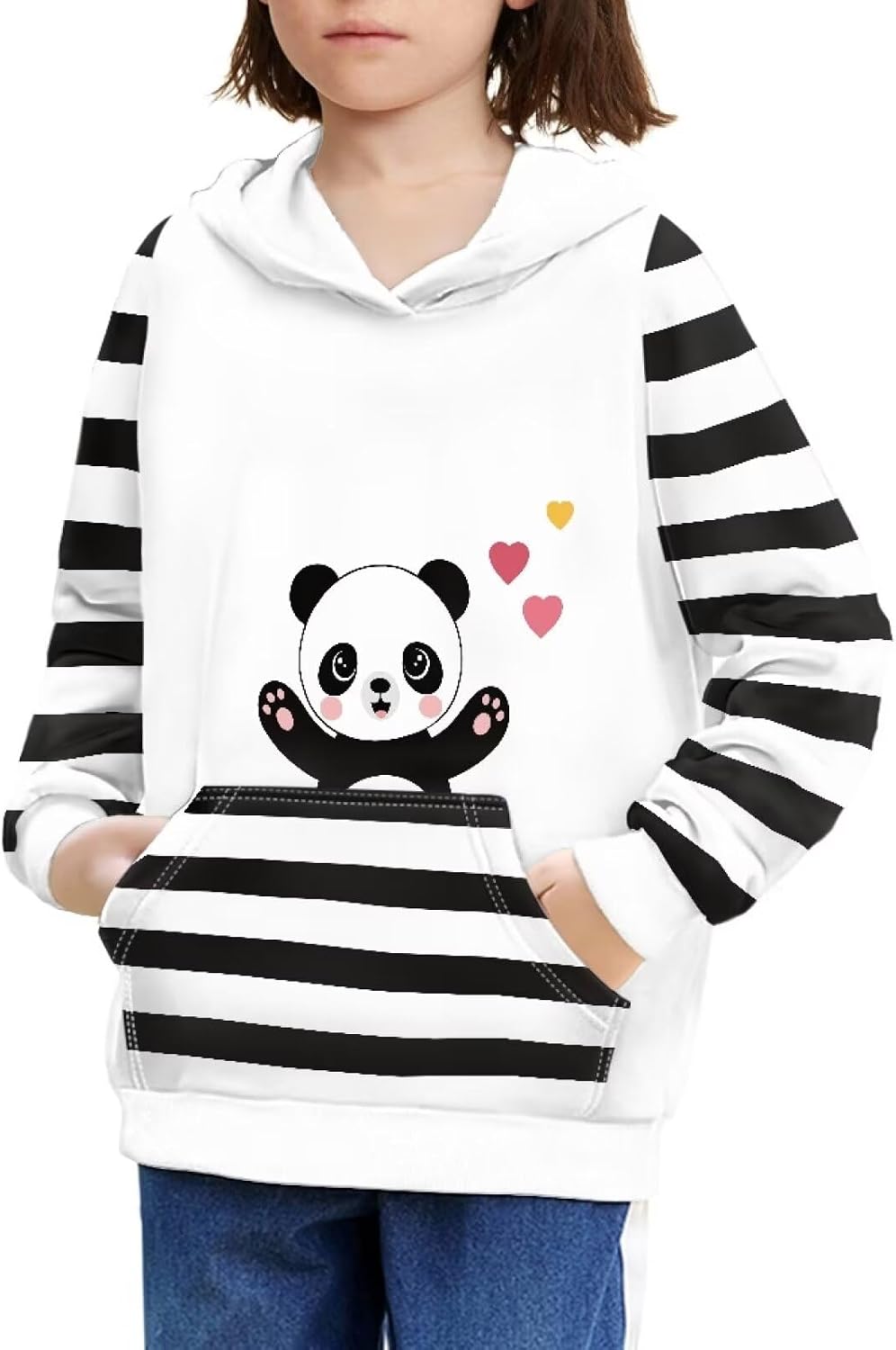 Talayituse Hoodies Sweatshirt for Girls Kids Long Sleeve Pullover with Pocket, Casual Athletic Tops Jumpers Sportwears