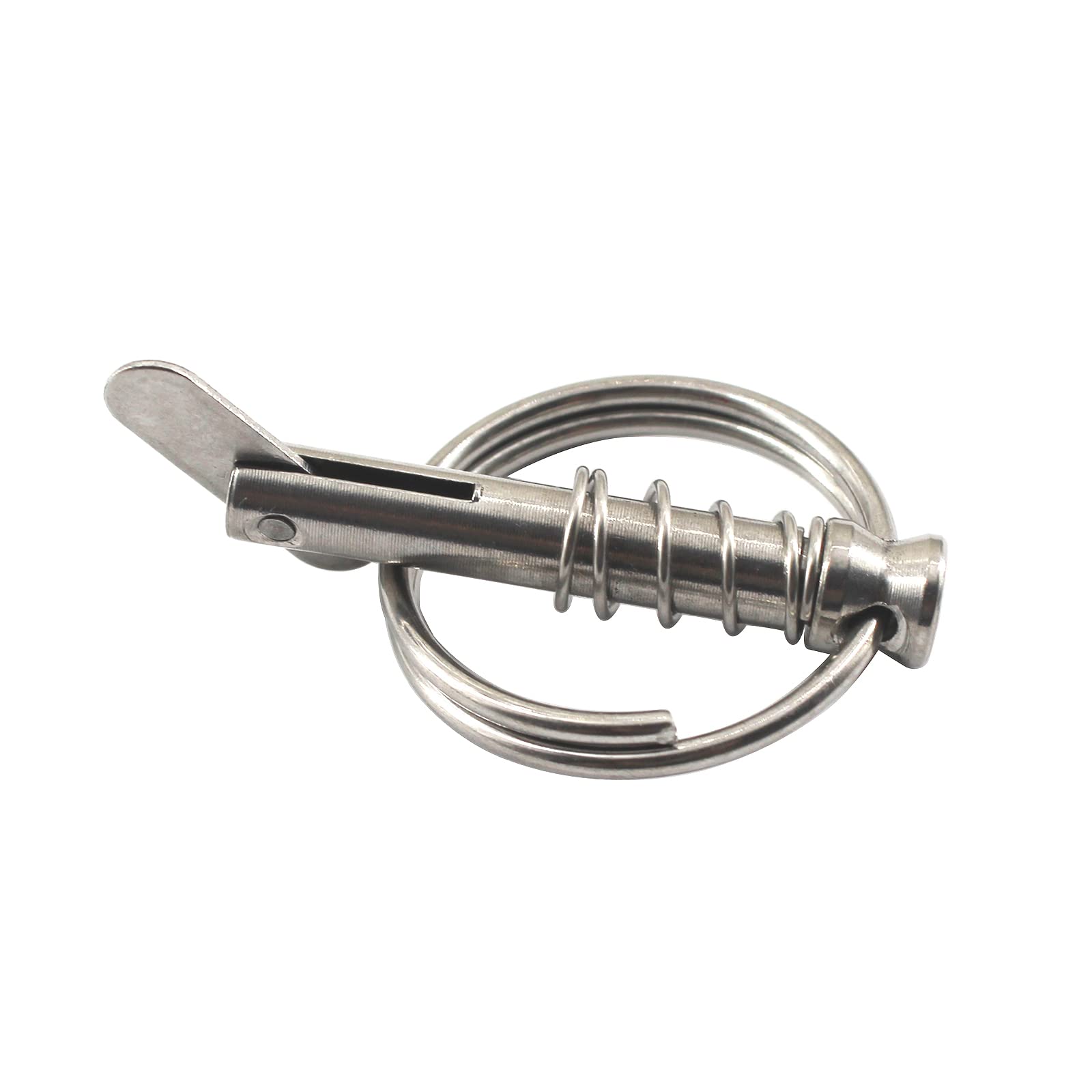 4 pines de liberación rápida de acero inoxidable de 6 mm x 39,5 mm, pasador superior de bimini para barco, accesorios de yate de hardware marino