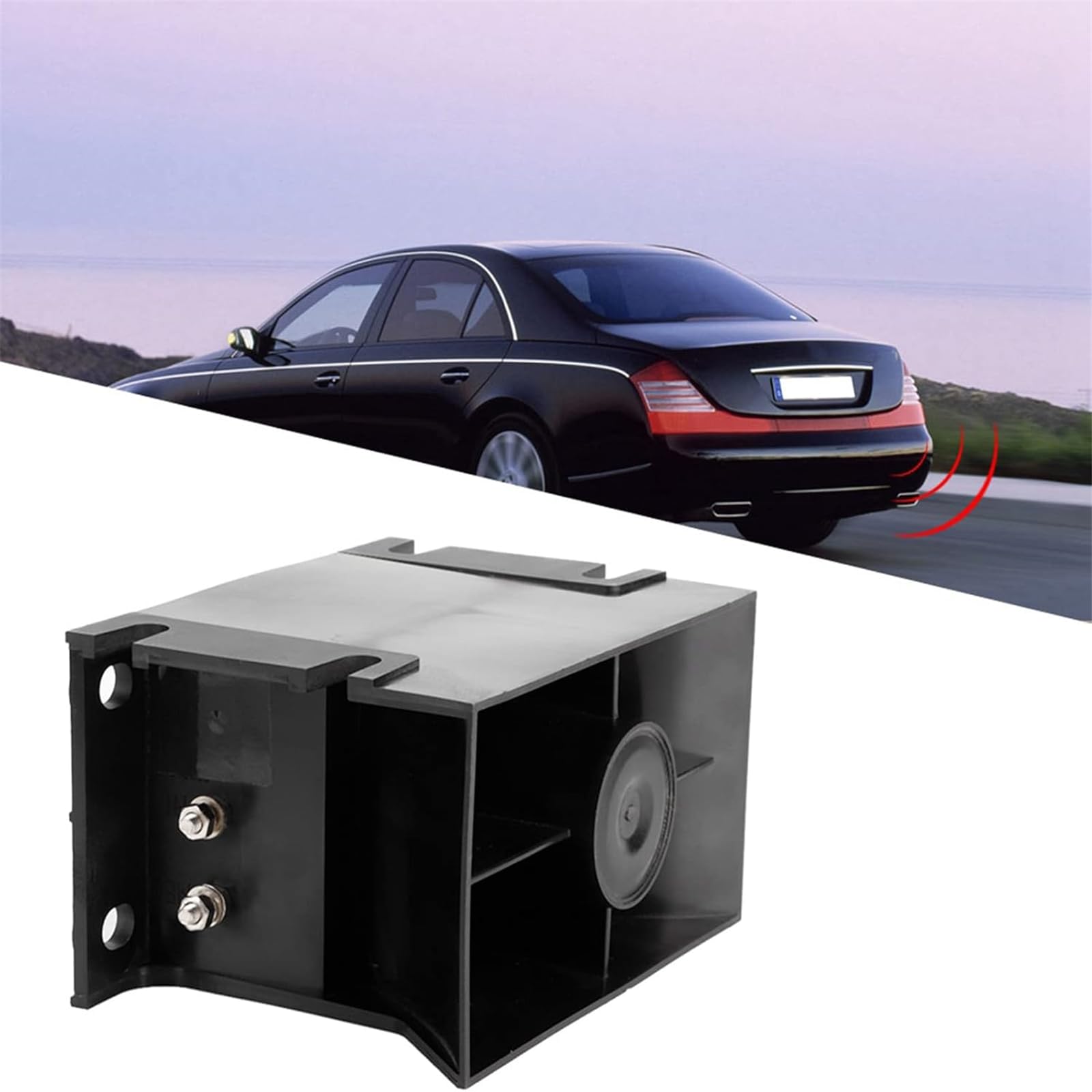 Waterproof High Tone Backup Horn 30W Power Loud 115DB Reverse Beepe Suitable for Car Trucks Engineering Vehicles 12V/24V