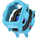 (2 Pack) NTidea Case Cover Compatible with TickTalk 5 Smart Watch, Smartwatch Accessories Protector Case Soft TPU Shock Proof Scratch Resistant Cover Ultra Thin Protector Shell Bumper, Blue