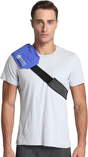 Miniatura 4 de Koo-Care Paquete grande de terapia de gel frío y caliente, envuelve alrededor de hombros, cintura y espalda baja, vientre, muslo, rodilla,