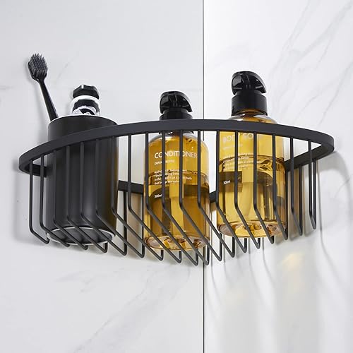 Organizador de esquina para ducha, SUS304 de acero inoxidable resistente a la oxidación, estante de almacenamiento montado en la pared para baño y
