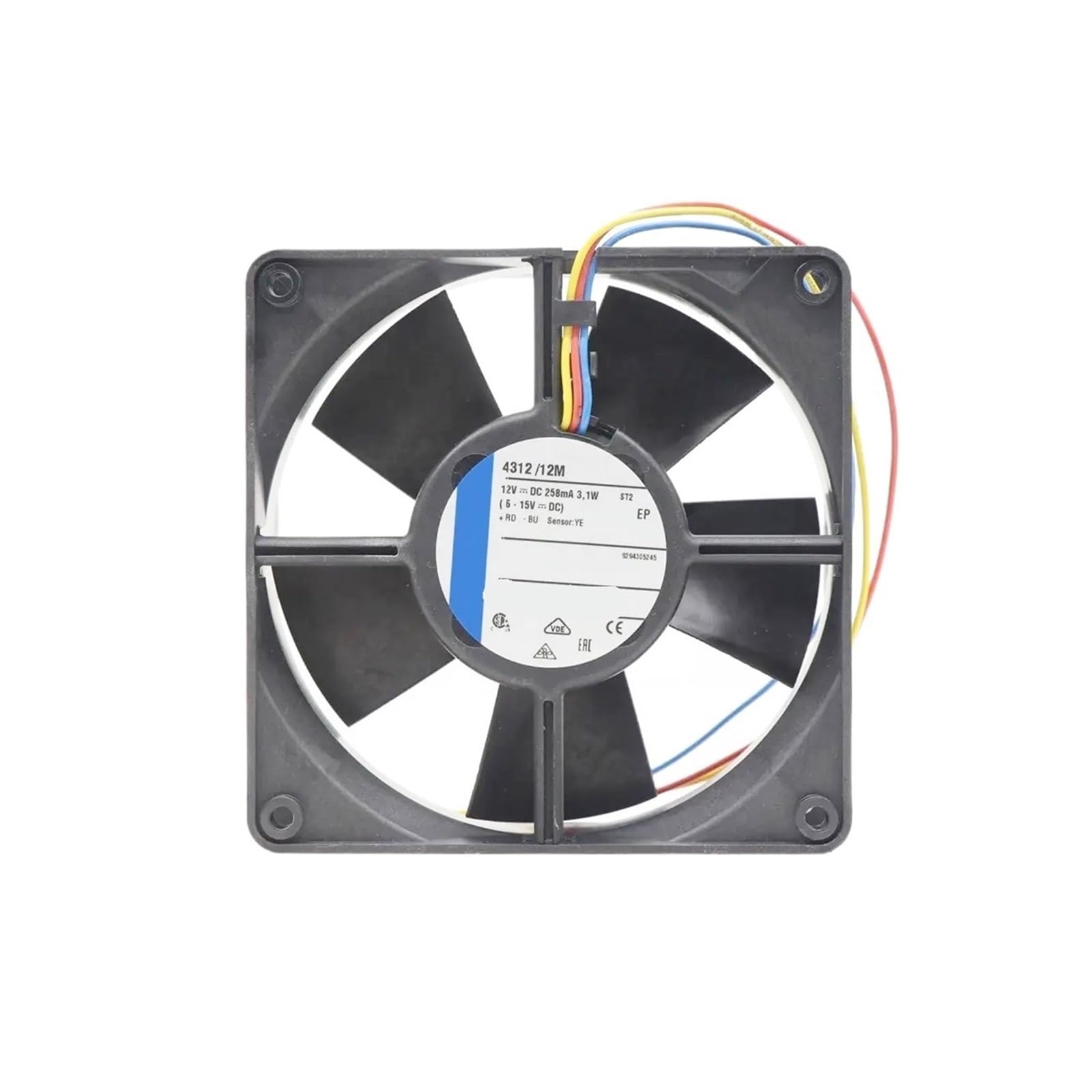 YLPWKMVZ Axial flow 4312/12M 12VDC 2.8W 120 * 120 * 32mm radiator Cabinet Cooling Fan
