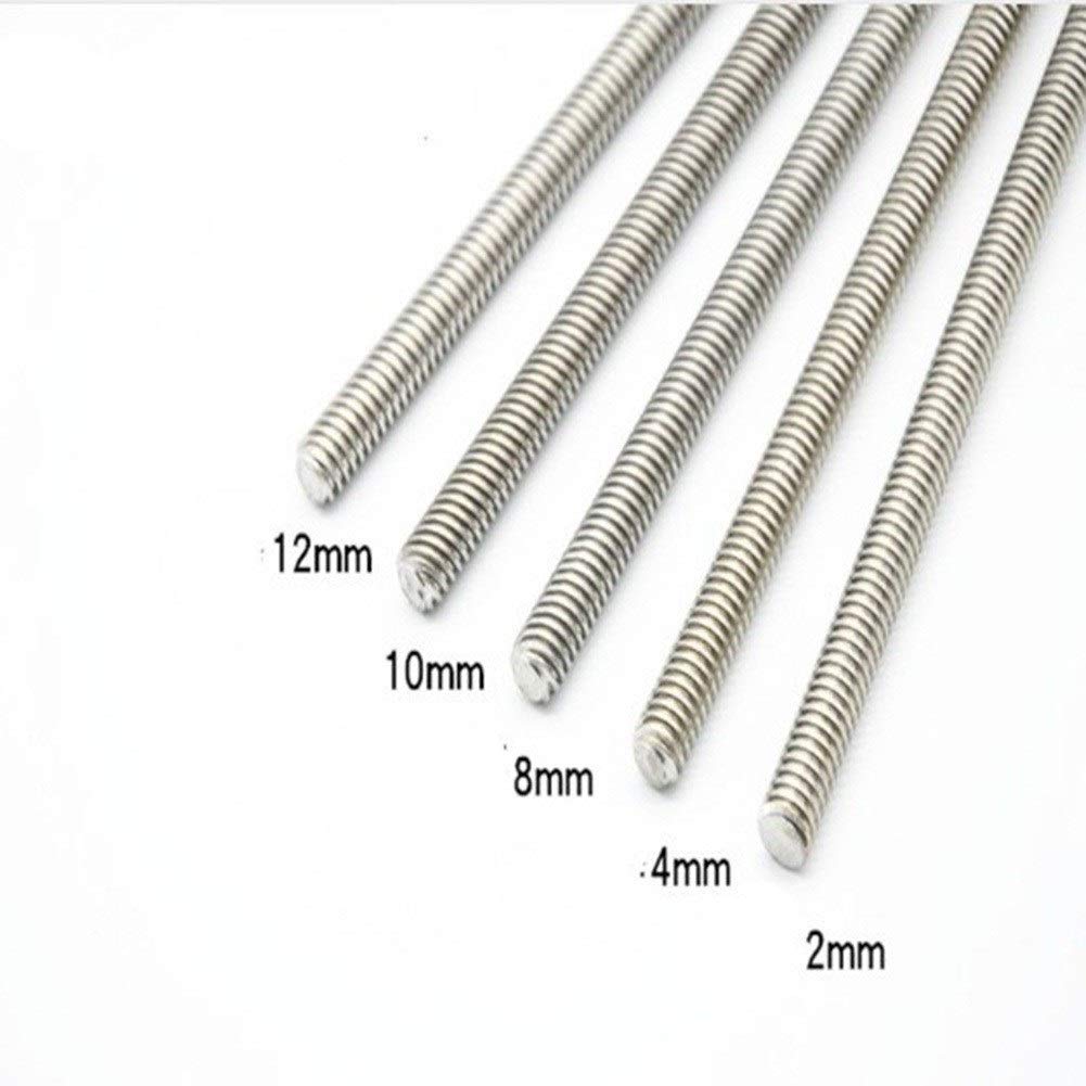 Seidenstange, 1 Stück T10 Trapezgewindespindel mit Mutter, 8 mm Steigung, 100–800 for 3D-Drucker(100mm)