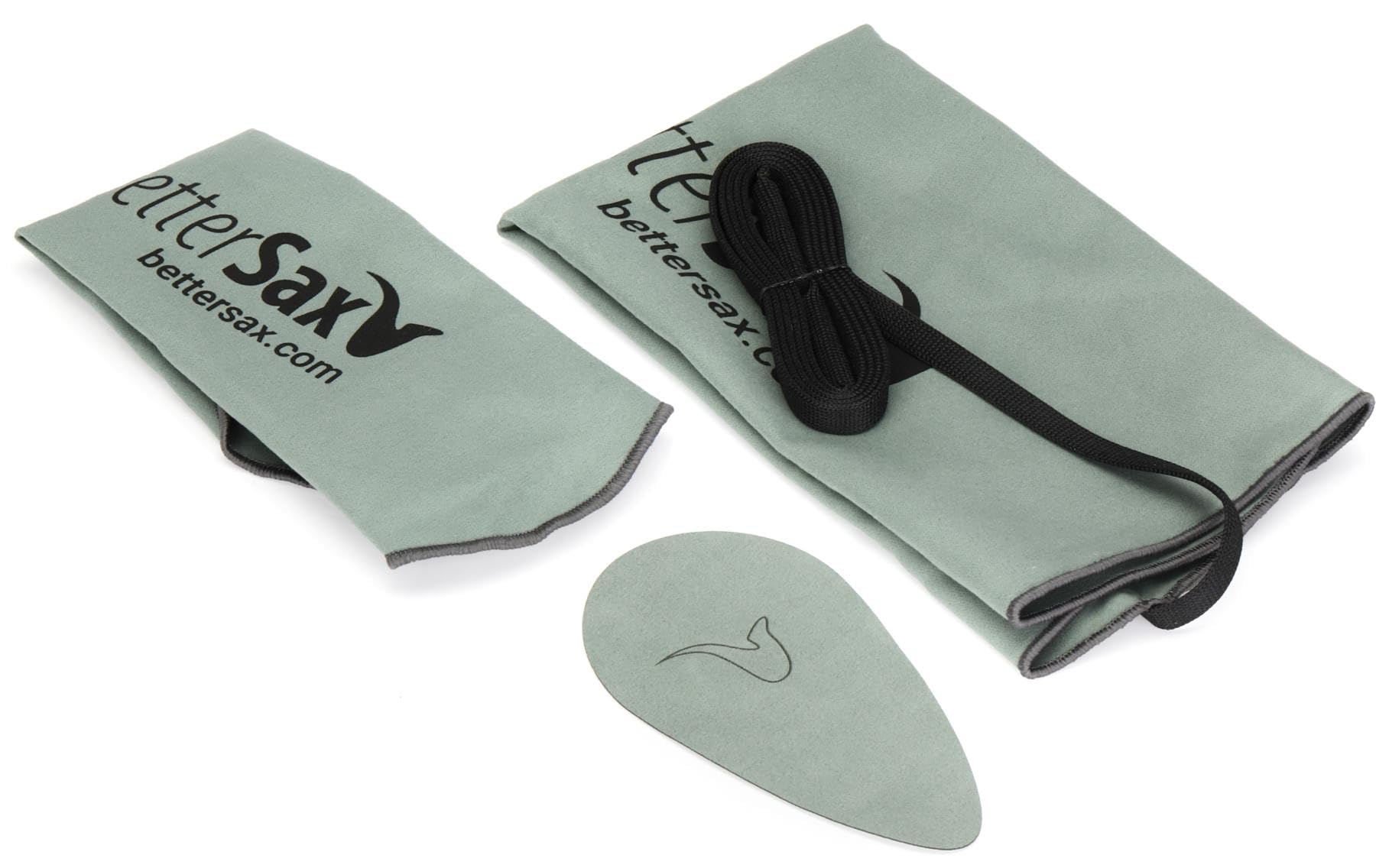 BetterSax Ultimate - Kit de hisopo para saxofón alto, paños de limpieza de microfibra de alta calidad para saxofones altos, herramienta de mantenimiento de calidad esencial para saxofonistas
