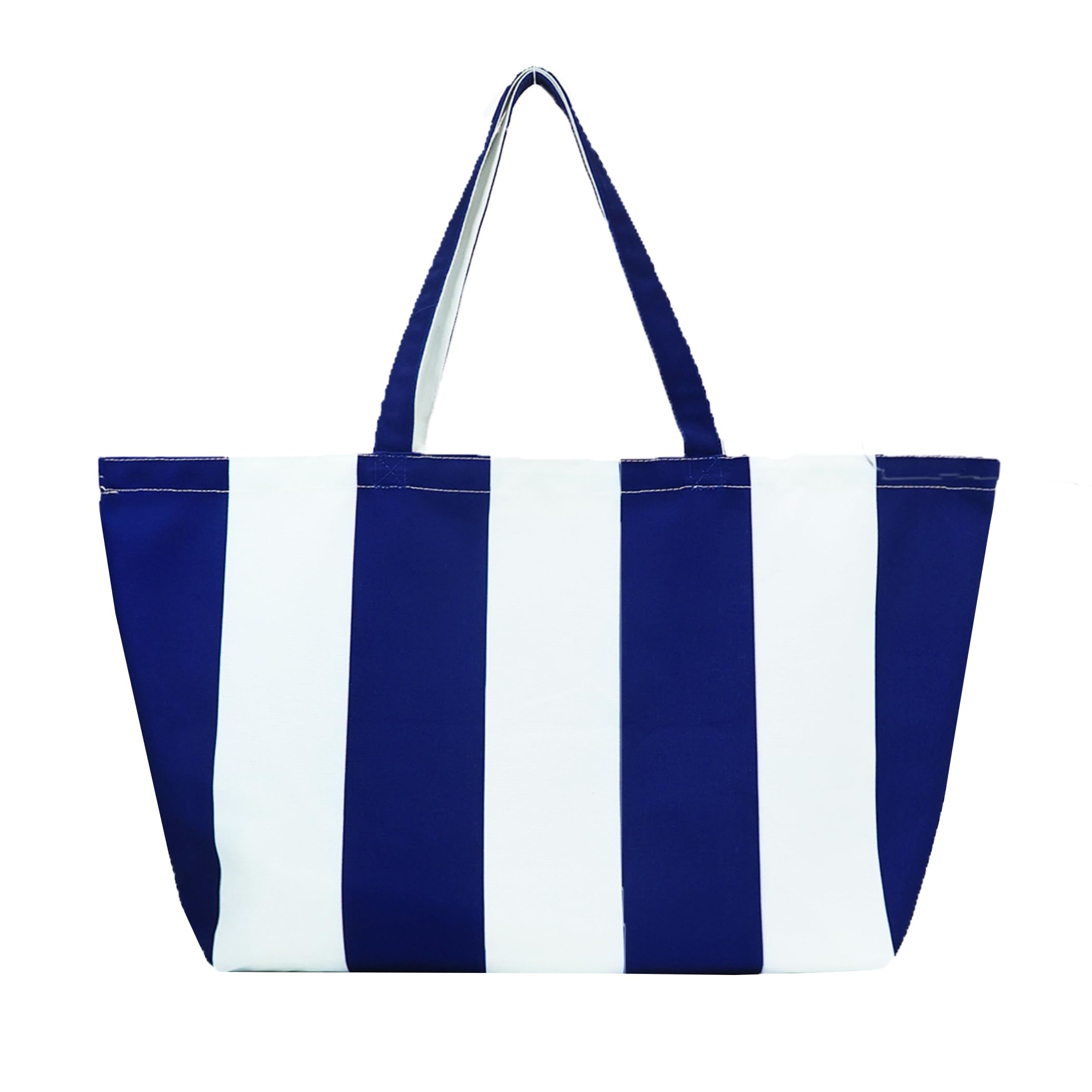 Large Canvas Tote Bag - Reusable Grocery Bag Foldable Heavy Duty Shopping Bag for DIY Art Crafts Painting Embroidery