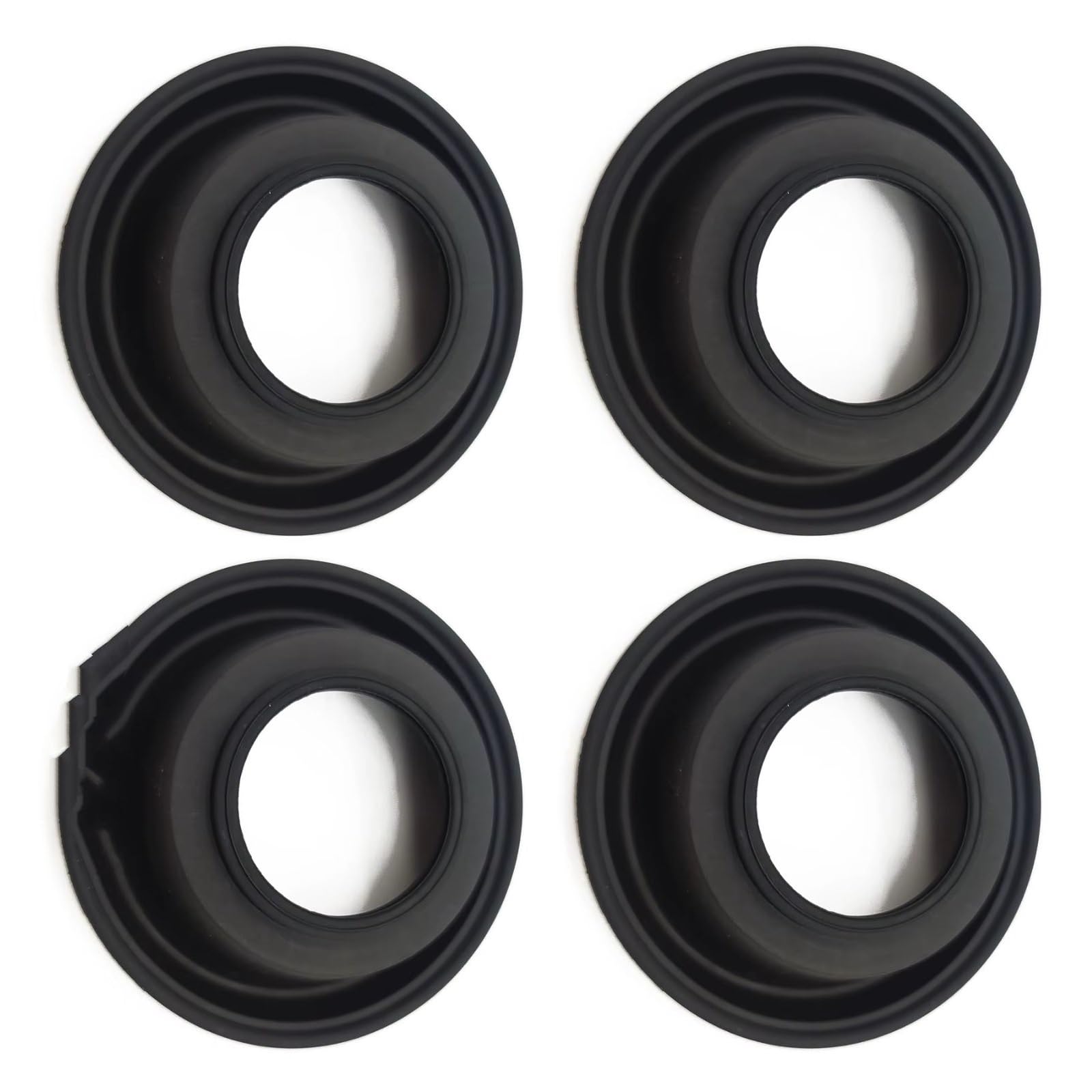 Kit Reparación Carburador Compatible Con Yamaha Para FZR400RR Para Virago XVS1100 FZR400 FZR400RR Motocicleta Carburador Membrana Émbolo Vacío Kit De Reparación Junta(4pcs)