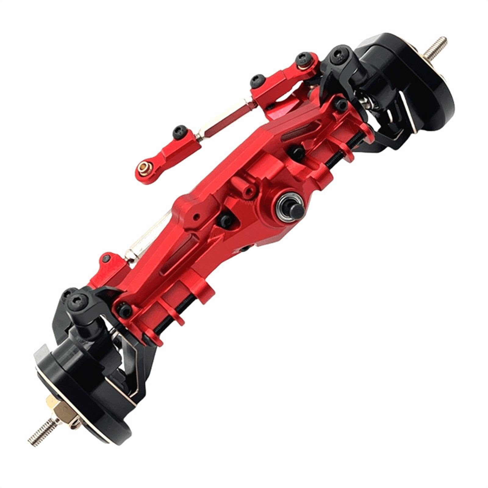 Ejes para Coches RC, Ejes Delanteros Y Traseros, Accesorios de Montaje, Aluminio Y Hierro Mecanizados con Precisión CNC, Fácil Instalación, Actualizac, Rojo