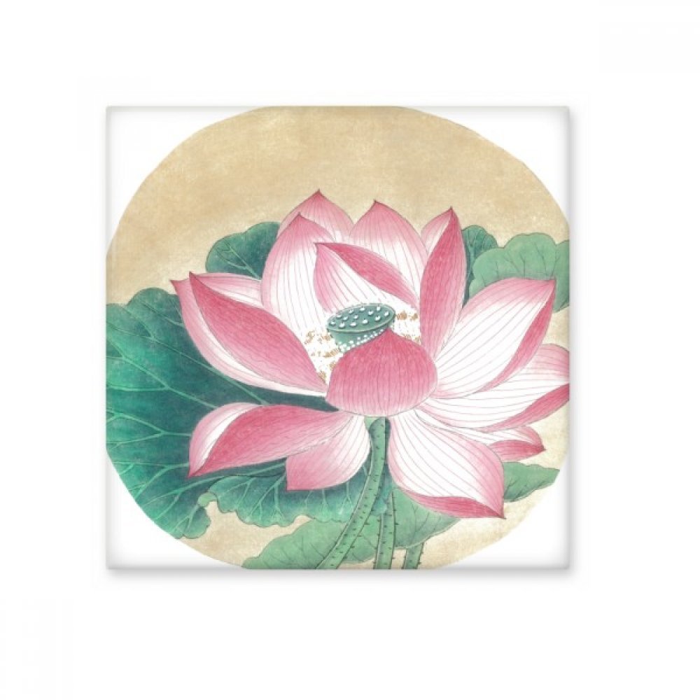 Carrelage en céramique peinture chinoise de lotus brillant