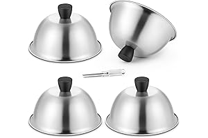 HaSteeL 6 Inch Burger Cover for Griddle