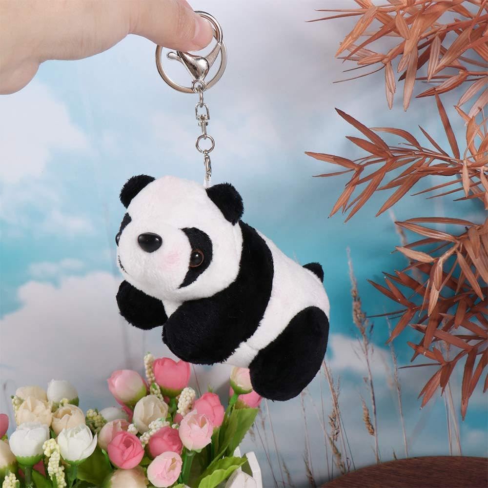 Kopida Key Chain 1PC Cute Cartoon Plush Panda Keychain For Gifts Backpacks Key Chains Plush Pendant Key Ring Men Women Charm Bag Pendant Decoration - Image 7
