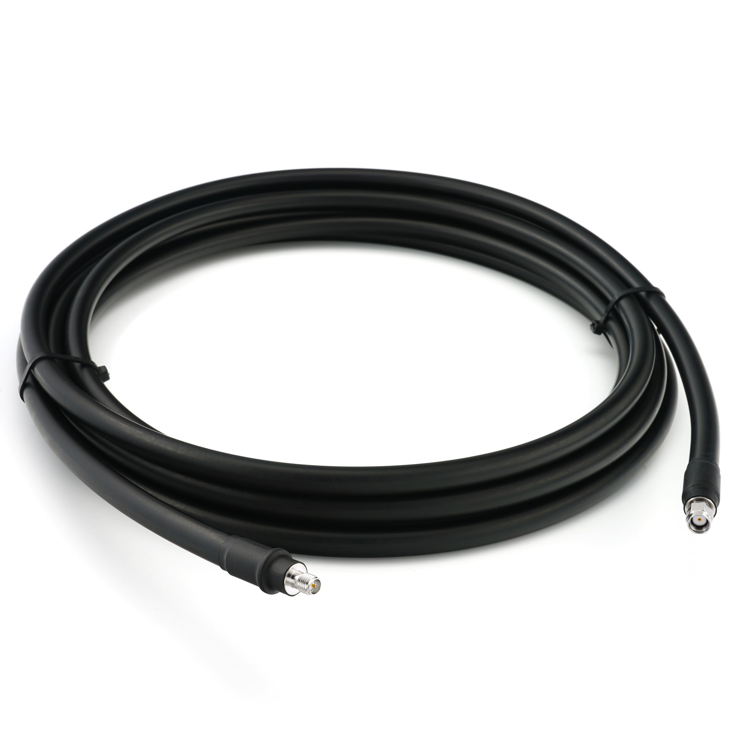 25m RP-SMA Macho a Hembra Cable Coaxial extensor – RPSMA Cable de Extensión 8D-FB Ø11.1mm Ultrabaja Pérdida – alargador para amplificador señal WIFI repetidor WIFI Router Antena adaptador