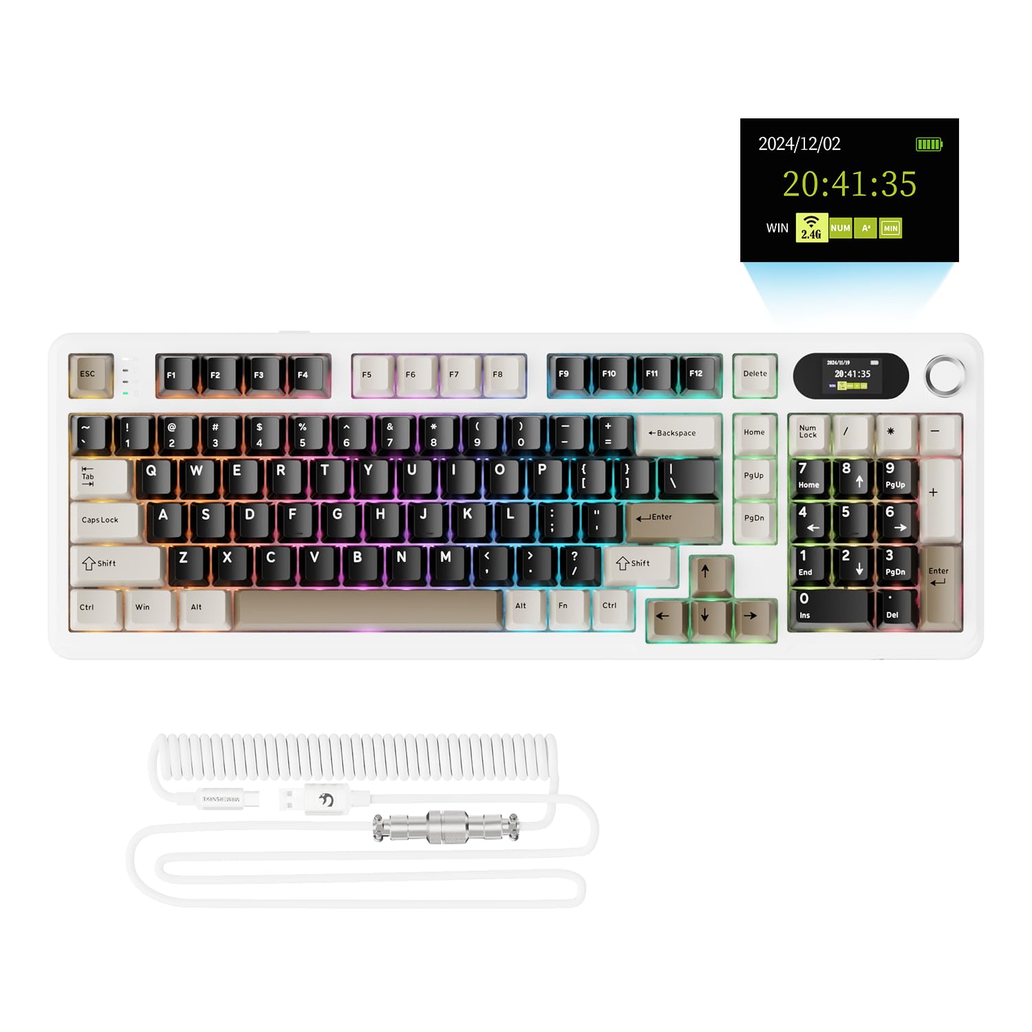 Amazon.com: ATTACK SHARK X98PRO Wireless Mechanical Keyboard,Multi