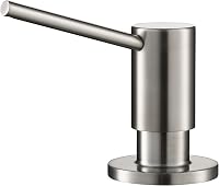 Kraus KSD-43SFS Spot-Free Stainless Steel Kitchen Soap Lotion Dispenser - 360° Rotating Pump, Top Refill, Rust-Resistant