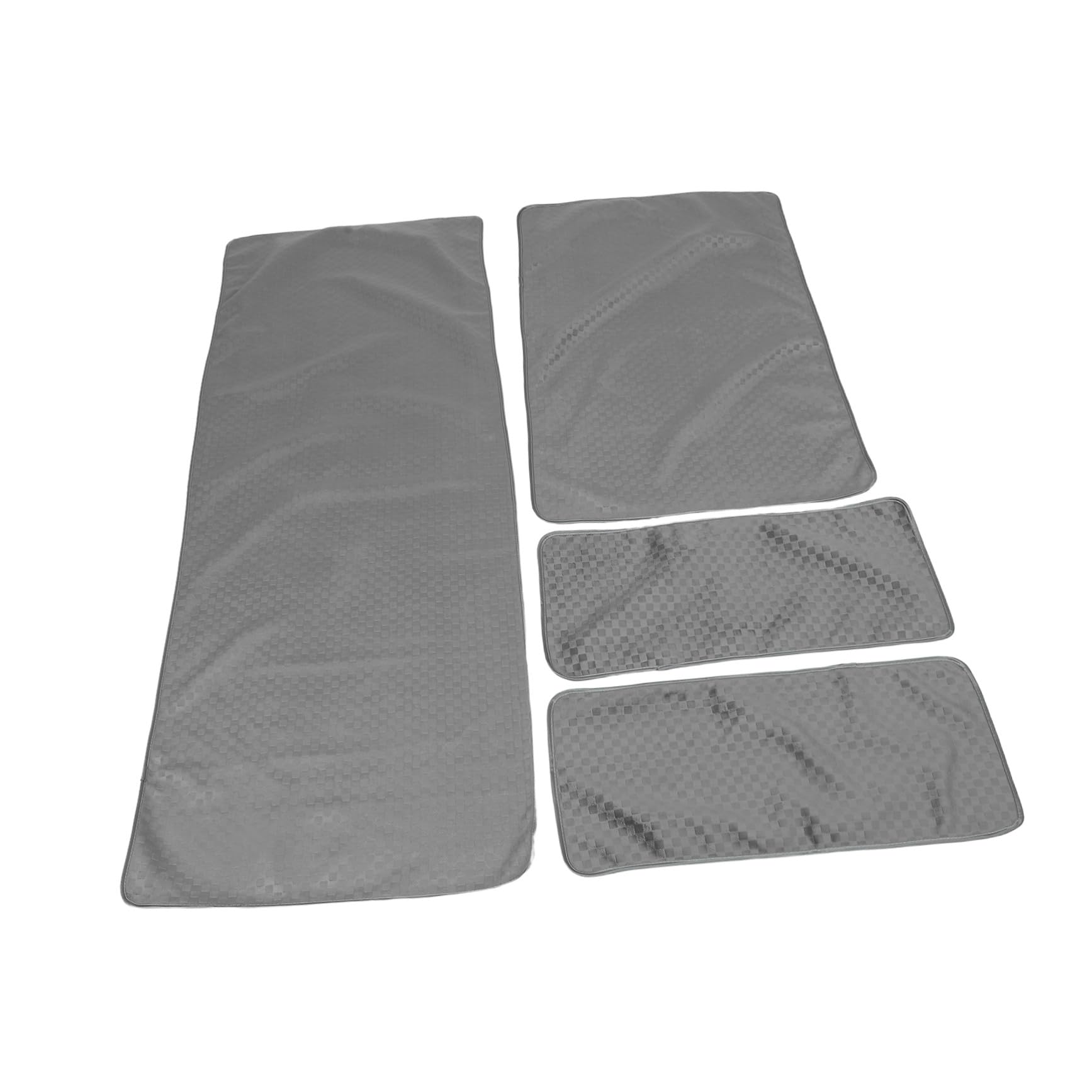 Housse pour fauteuil de massage polaire lavable grise contre l'usure des tables de spa