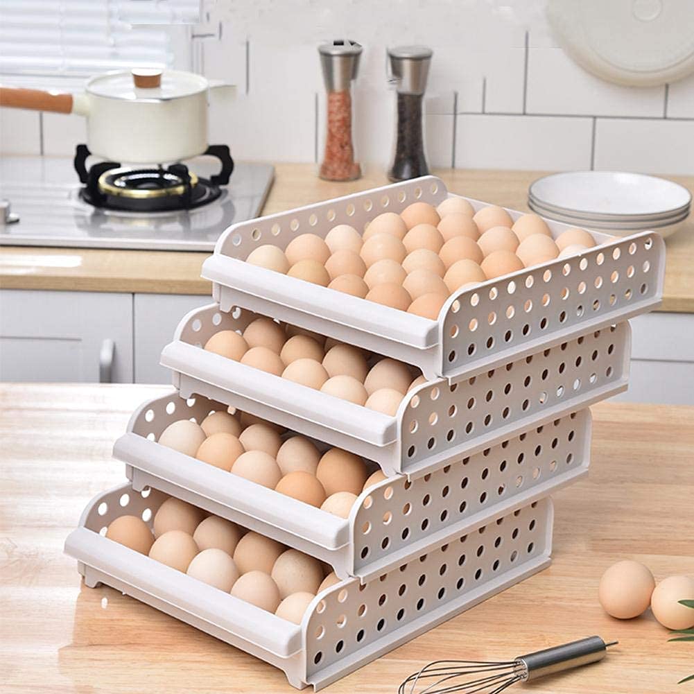 Caja Organizadora De Caja De Huevos para 120 Huevos Caja De Almacenamiento De Huevos De Cocina Caja De Almacenamiento De Huevos De 4 Capas