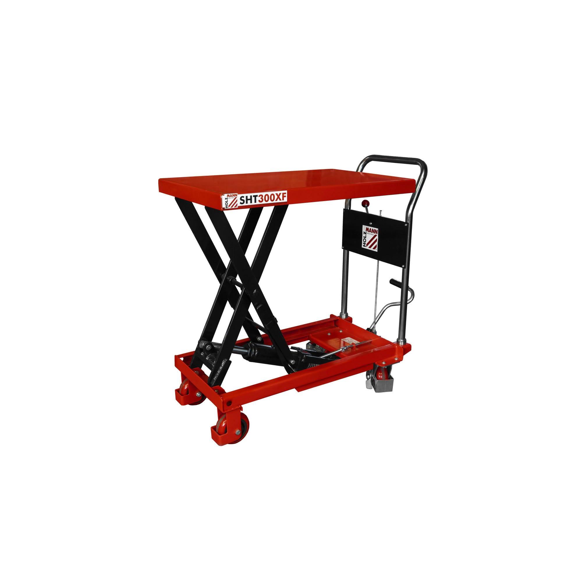 Holzmann - Chariot à table élévatrice hydrolique 815 x 500 mm Ht. 280 à 900 mm