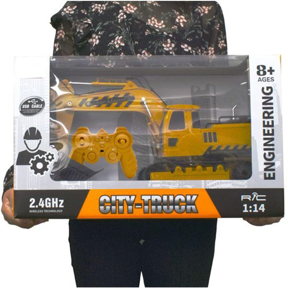Amazon.co.jp: RC ラジコン 1/14 BIGショベルカー アームが動く 働く車