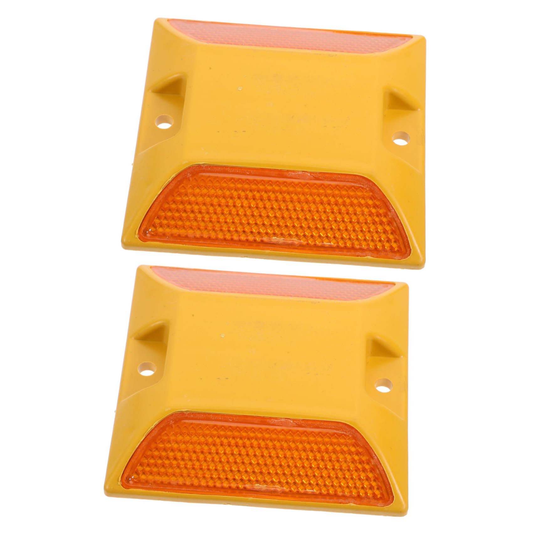10 Pezzi Segnaletica Stradale In Plastica Riflettente Riflettori Per D'Ingresso Riflettori Stradali Riflettore Di Emergenza Stradale Indicatori Stradali Borchie Stradali