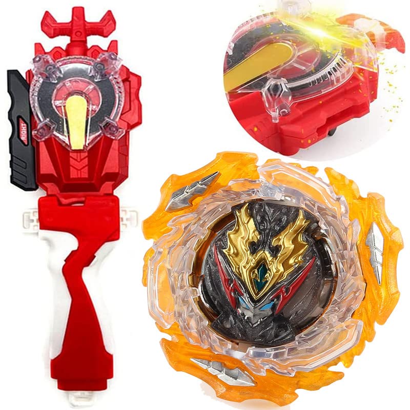 Juego de cuchillas de bahía para lanzador izquierdo y derecho de 8 a 12 piezas para niños, juguete Bey Burst Bayblayed King Helios Battling Tops Bey