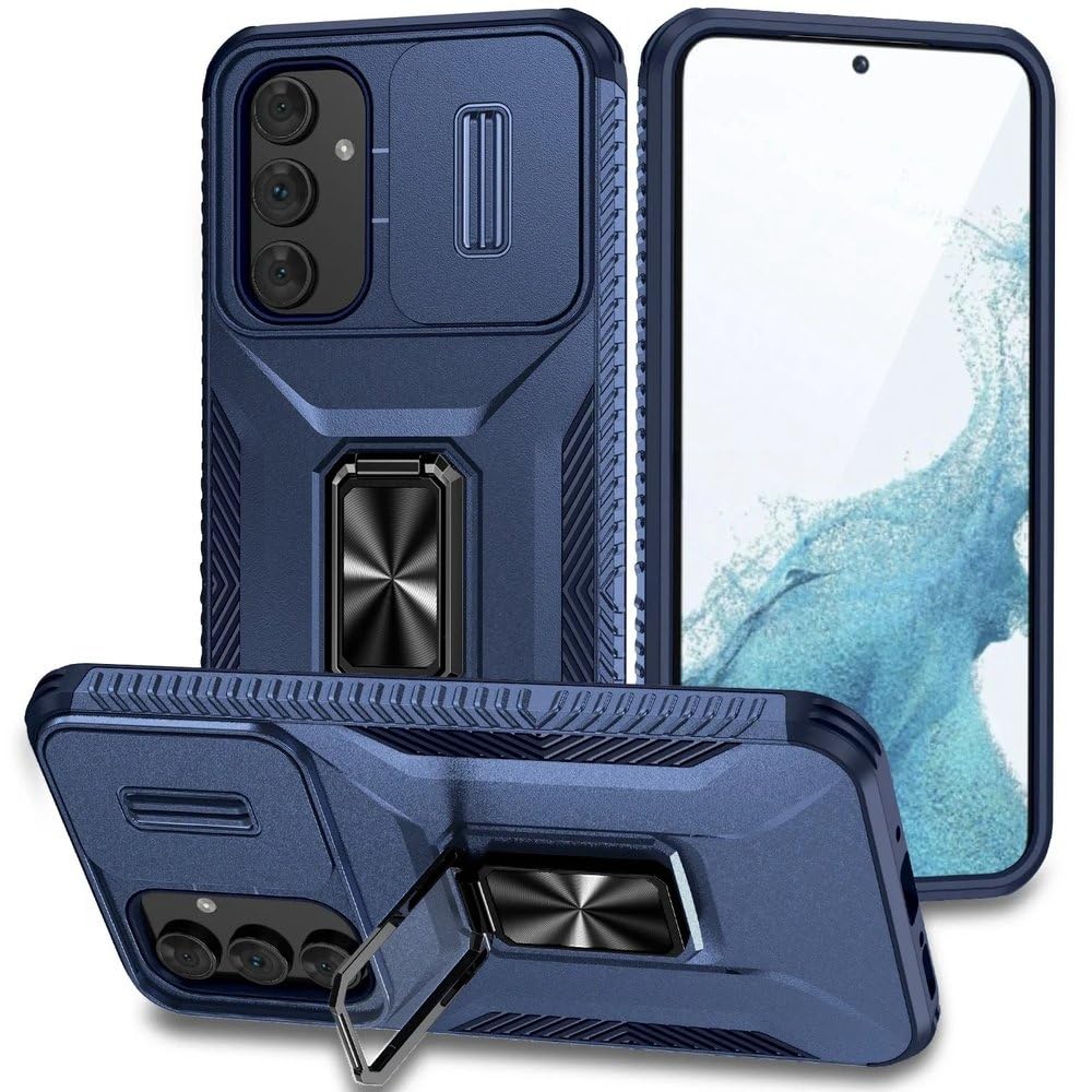 Coque Armor premium Samsung Galaxy A35 bleu protection arrière intégrale